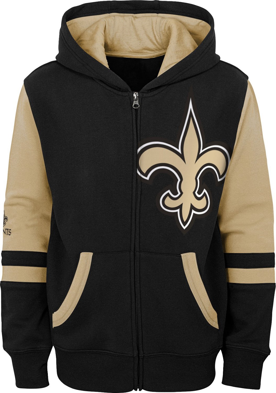 Outerstuff Boys' New Orleans Saints Stadium FullZip Fleece Hoodie