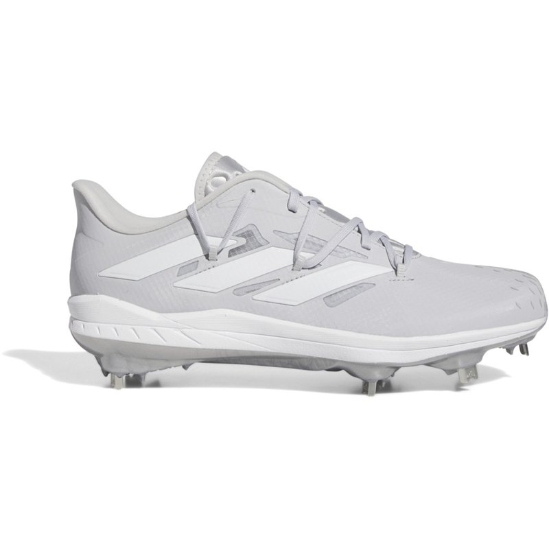 adidas Men’s adizero Afterburner 9 Baseball Cleats Grey/White, 10 – Adult Baseball at Academy Sports