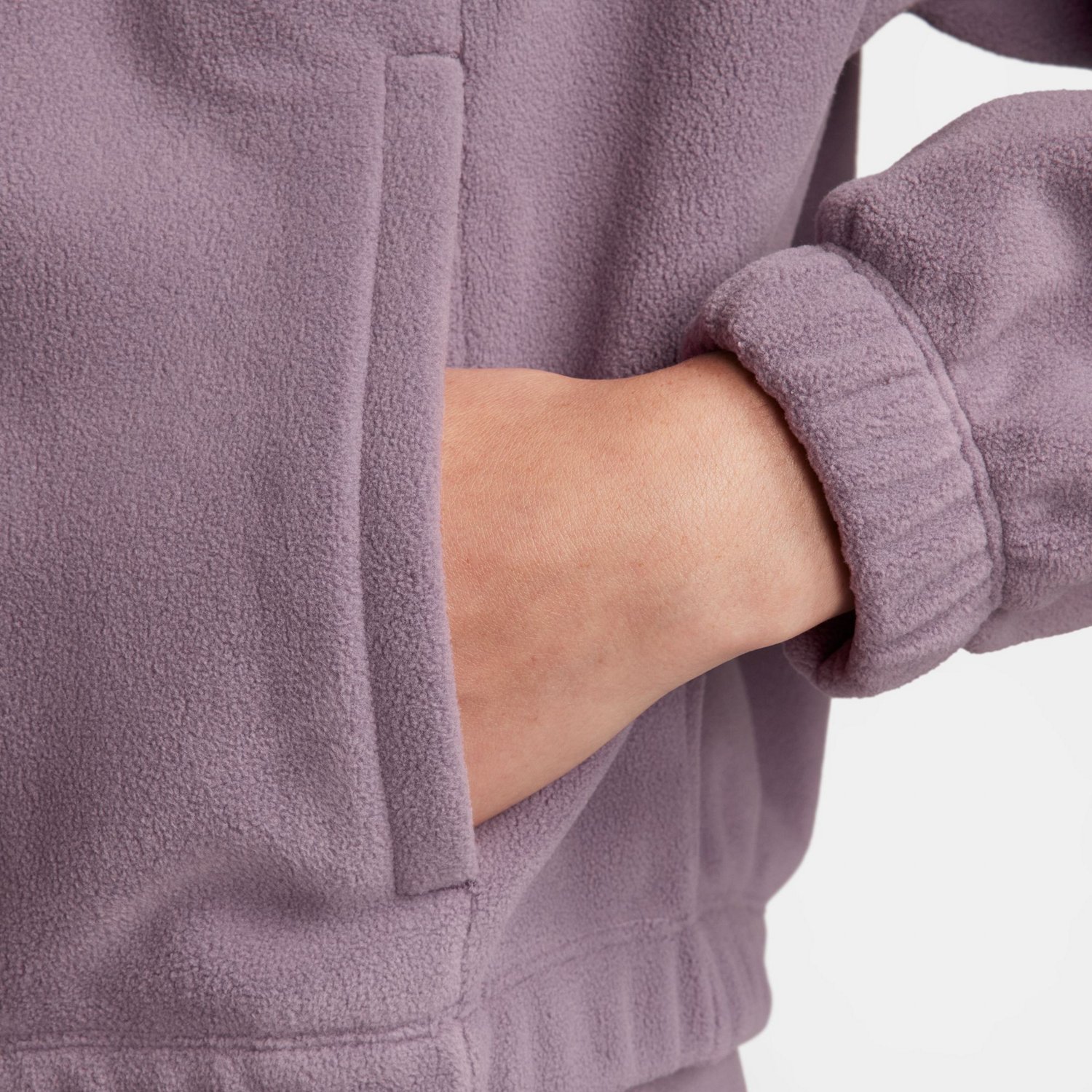Nike Women's One Therma-Fit Full-Zip Polar Hoodie - view number 3