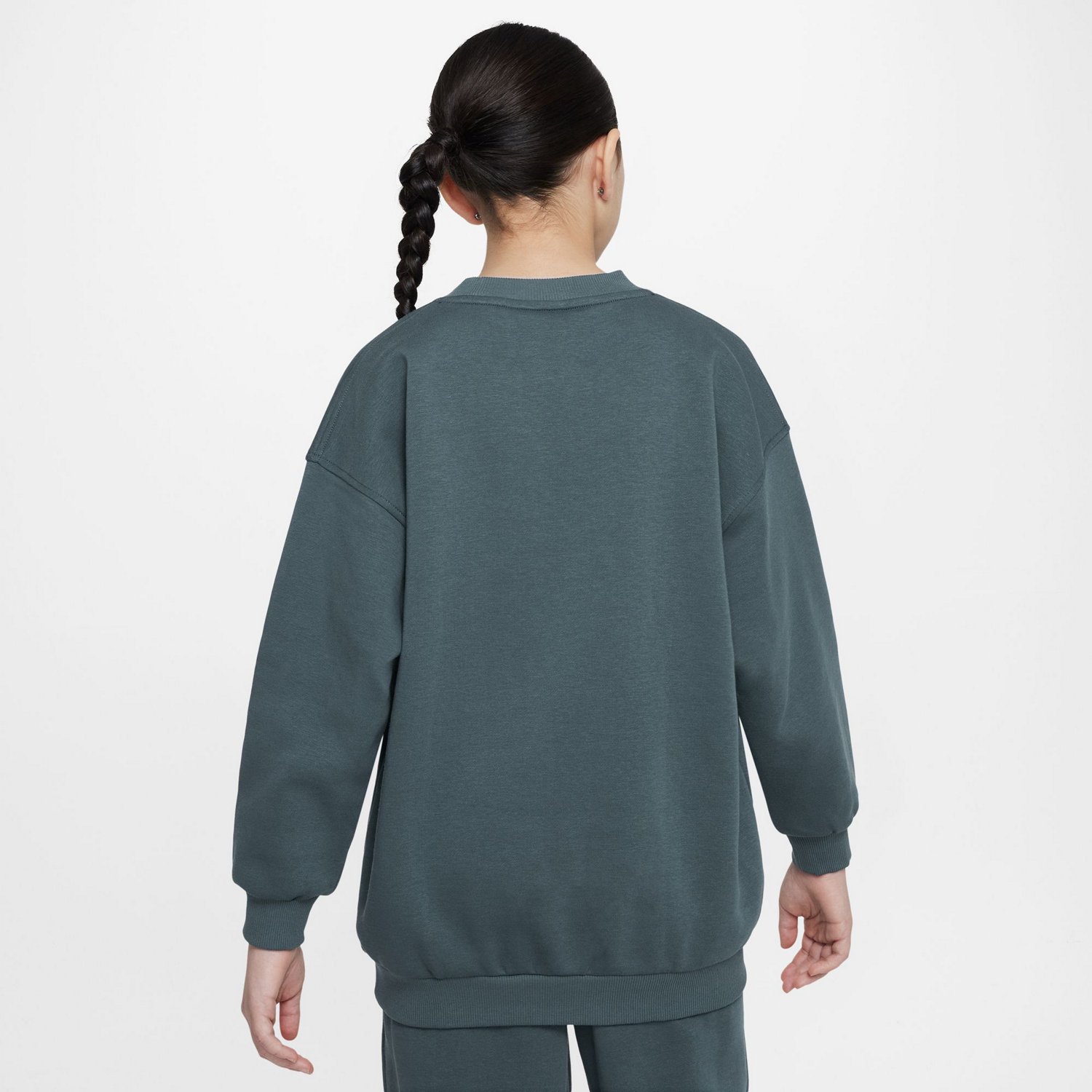 Nike Girls' Sportswear Club Fleece Crew Neck Top - view number 2