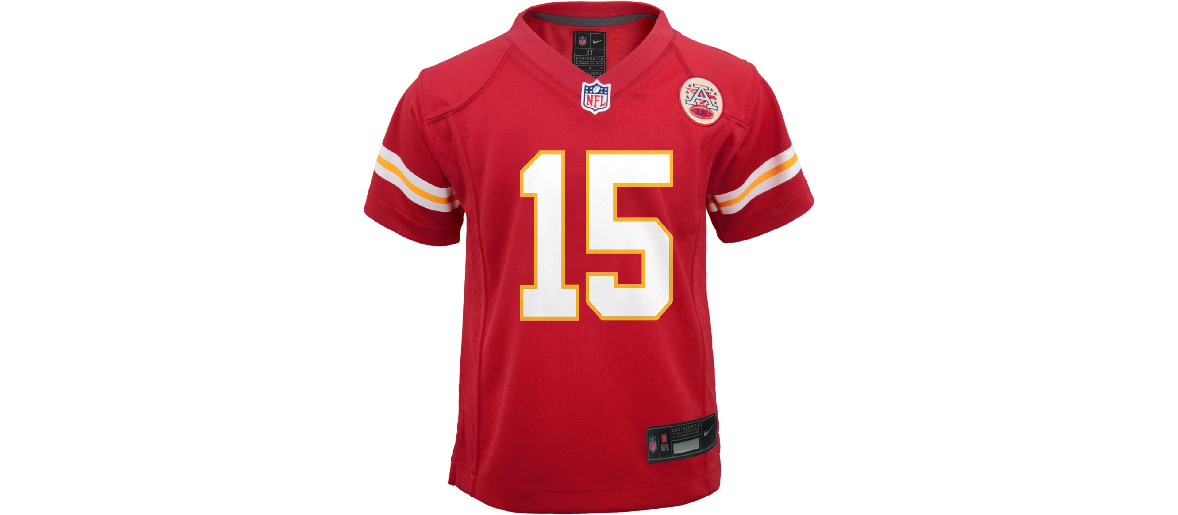 Nike Toddler Boys' Kansas City Chiefs Patrick Mahomes 15 NFL Game Team Jersey