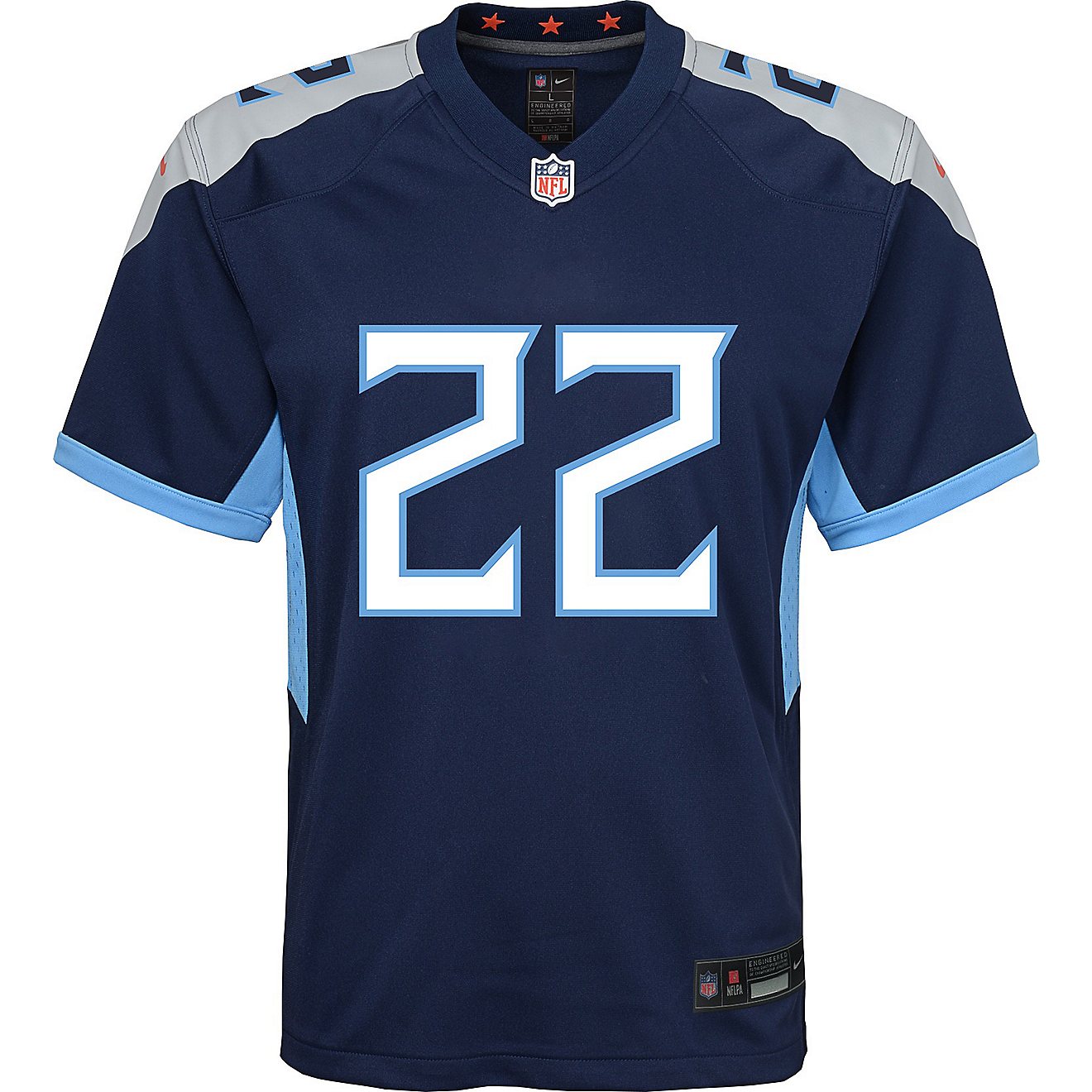 Nike Boys' Tennessee Titans Derrick Henry 22 NFL Game Team Jersey                                                                - view number 2