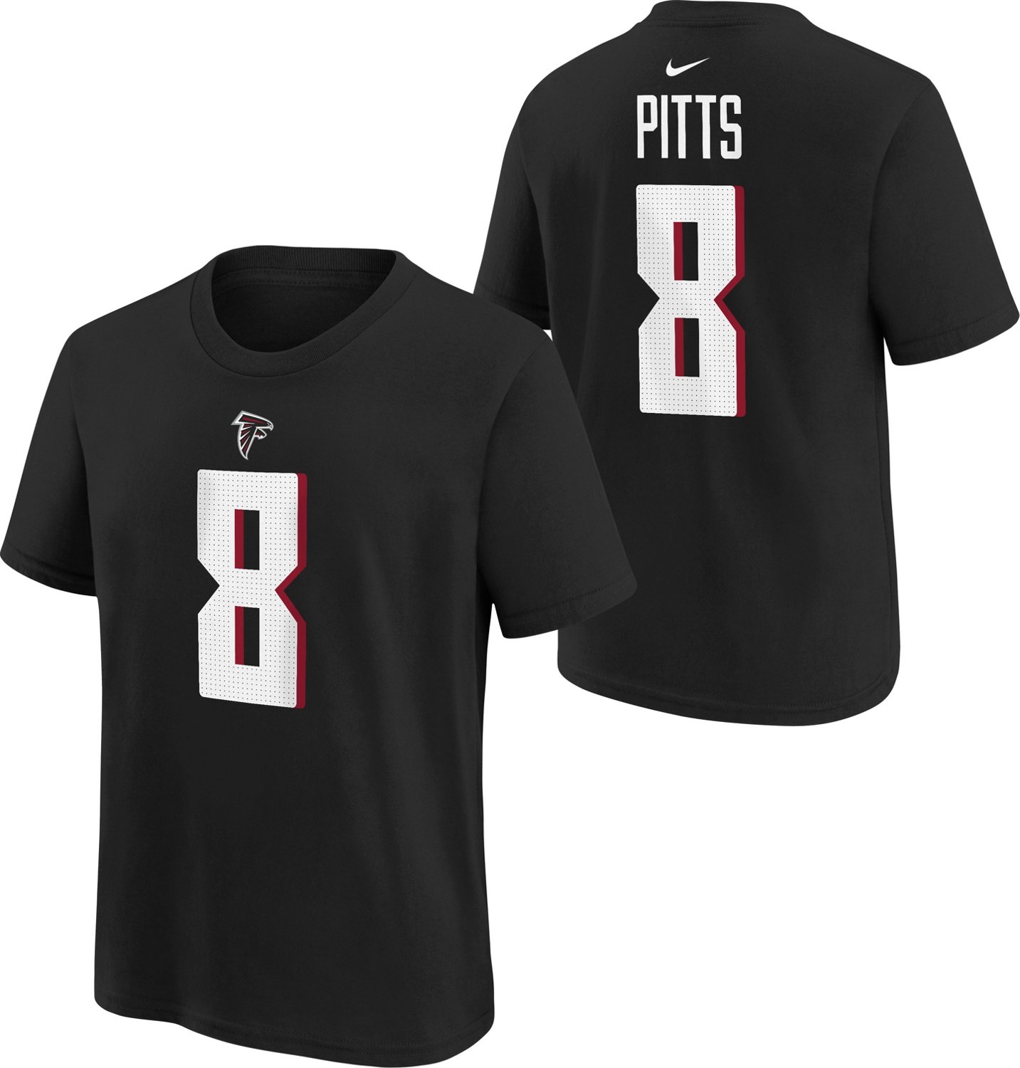 Nike Boys' Atlanta Falcons Kyle Pitts 8 N&N T-shirt - view number 3