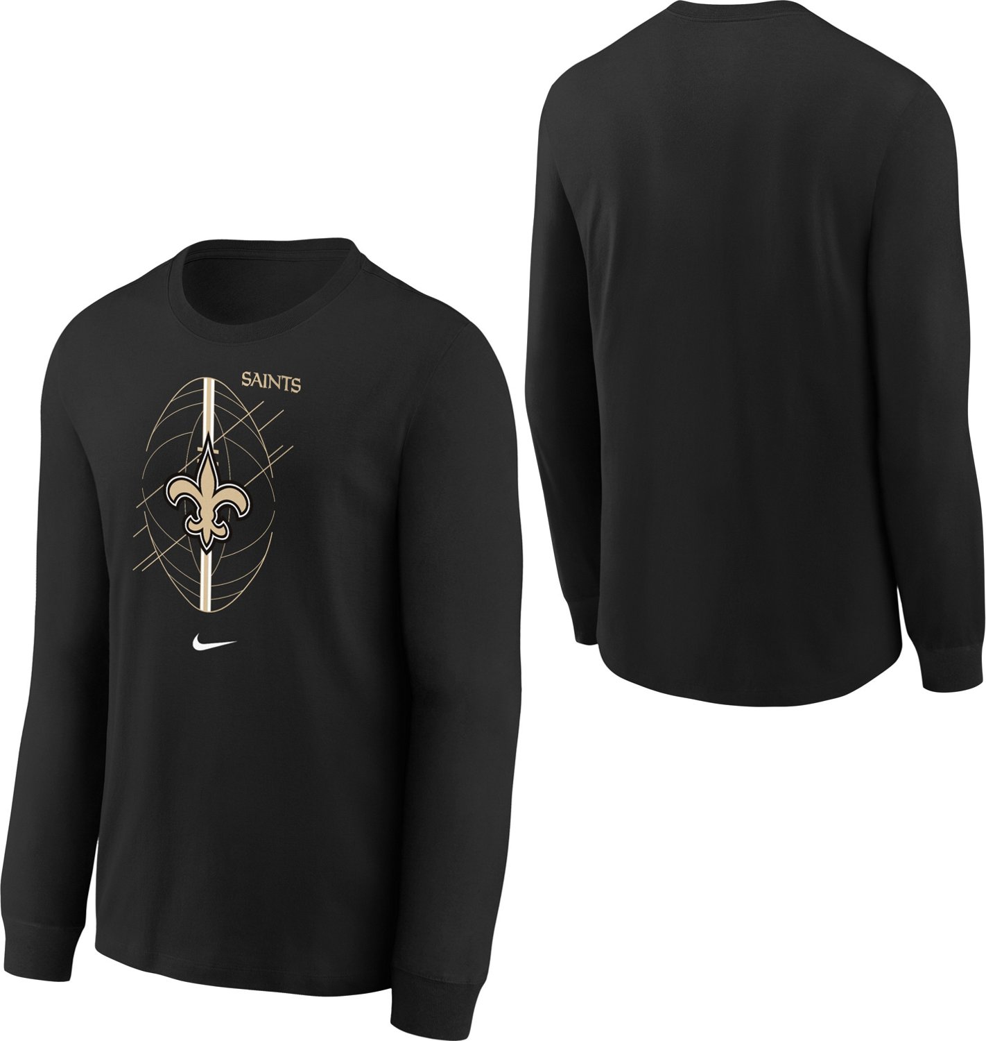 Nike Boys' New Orleans Saints Icon Long Sleeve T-shirt - view number 3