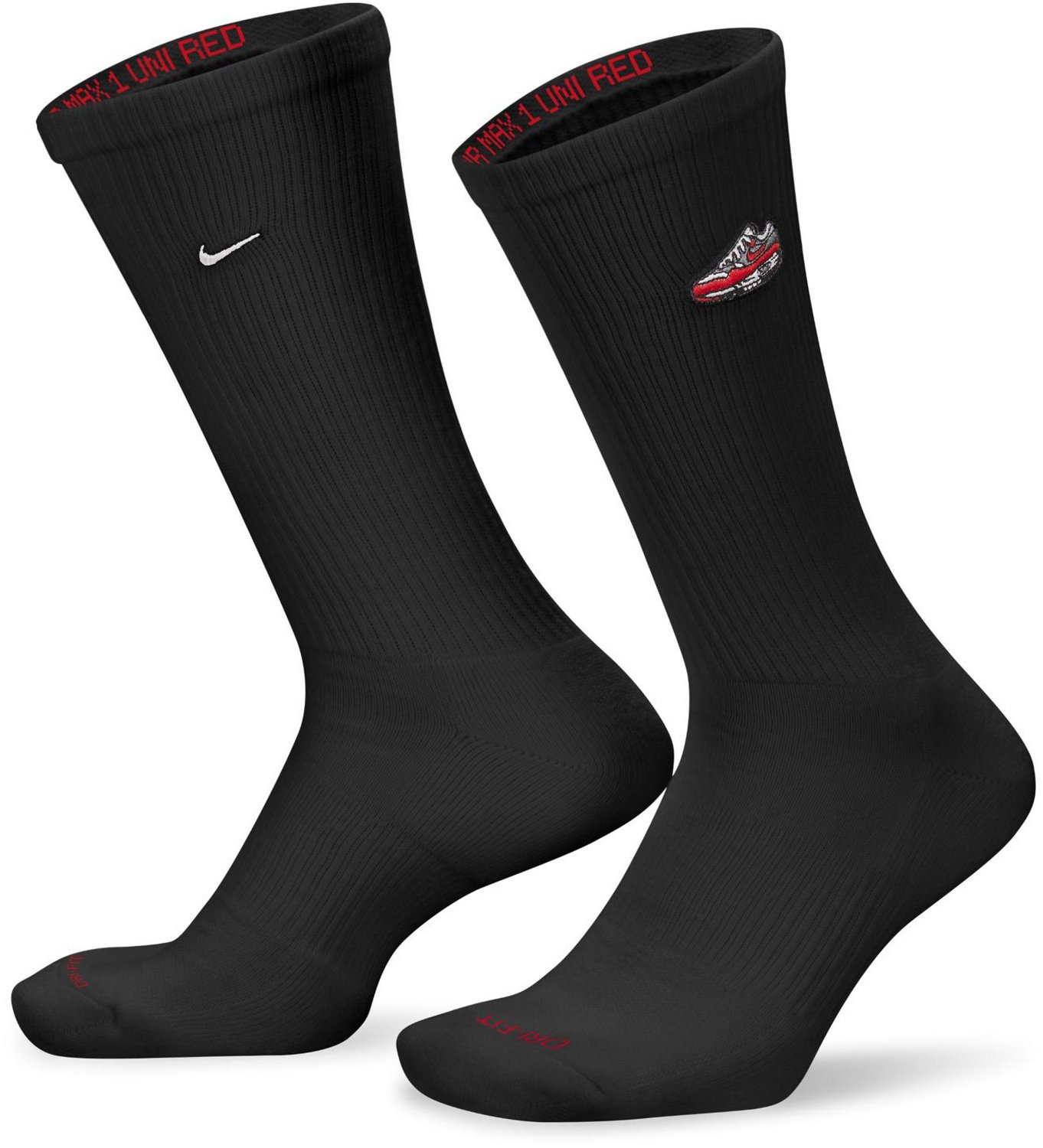 Nike Air Max Cushioned Crew Socks 1-Pack | Academy