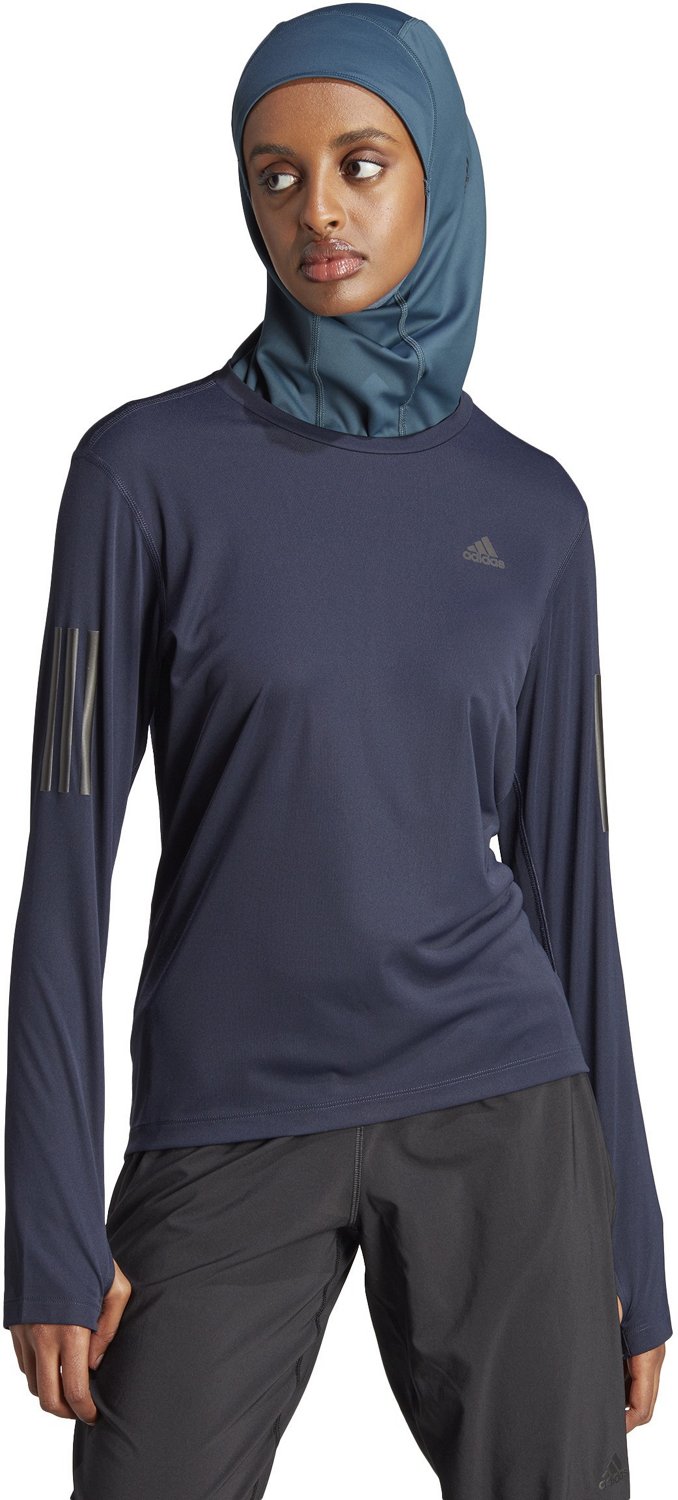 adidas Women's Own the Run Long Sleeve Graphic Tshirt Academy