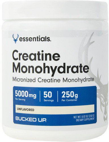  Bucked Up Creatine Monohydrate 250 Grams Micronized Powder,  Essentials (50 Servings) : Health & Household