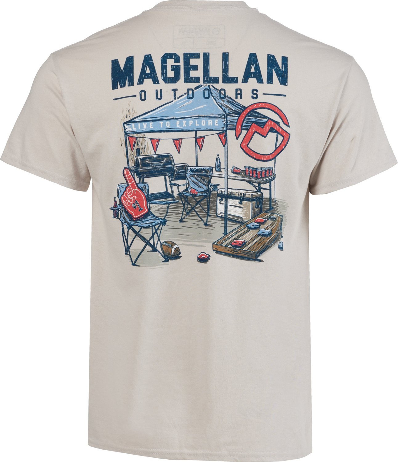 Magellan Outdoors Men's Tent BBQ T-shirt