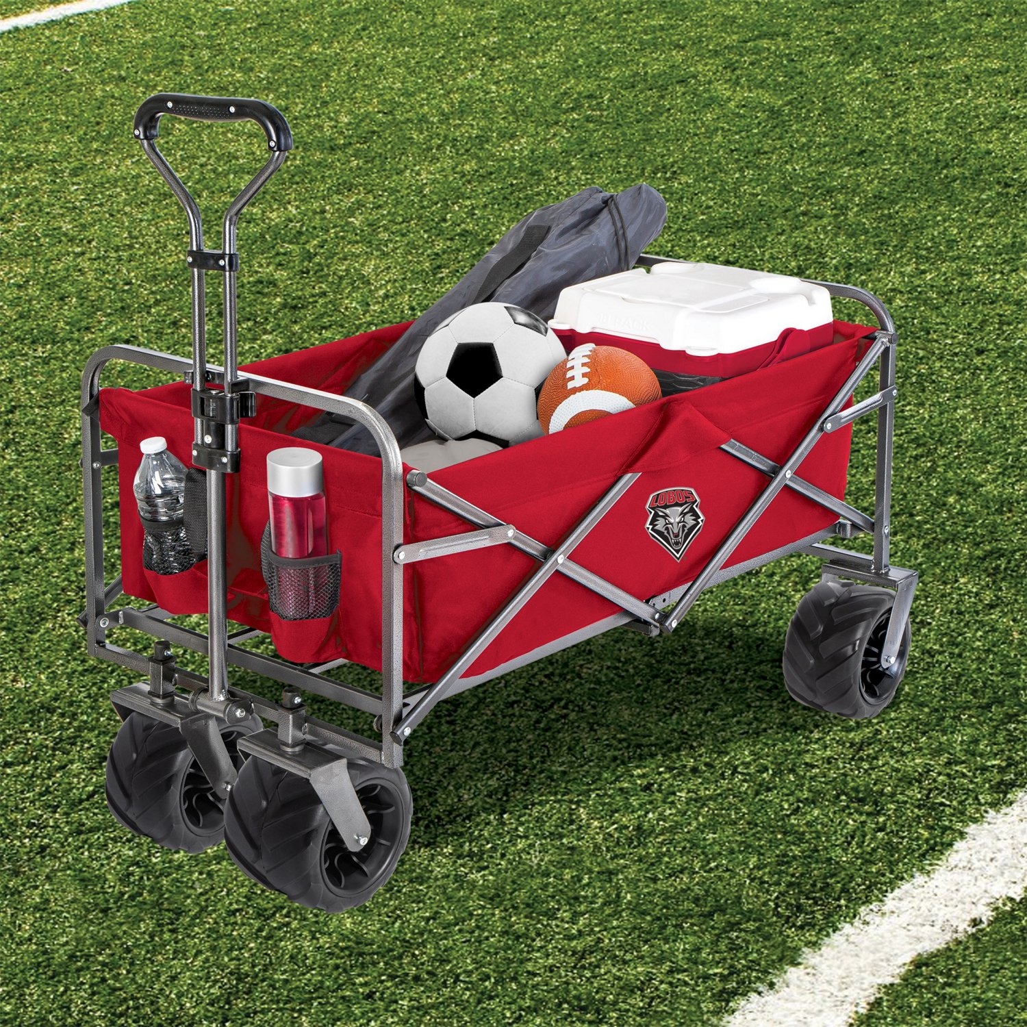 Smart Design University of New Mexico Heavy Duty Collapsible Sports Wagon - view number 4
