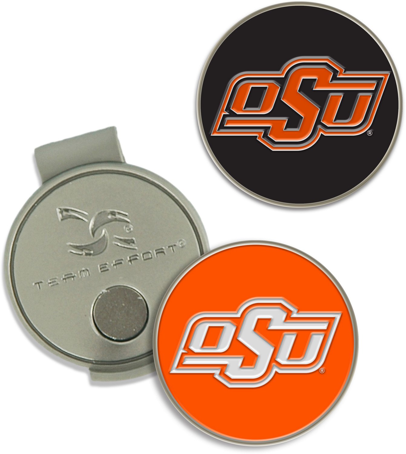 WinCraft Oklahoma State University Golf Hat Clip and Ball Markers Academy