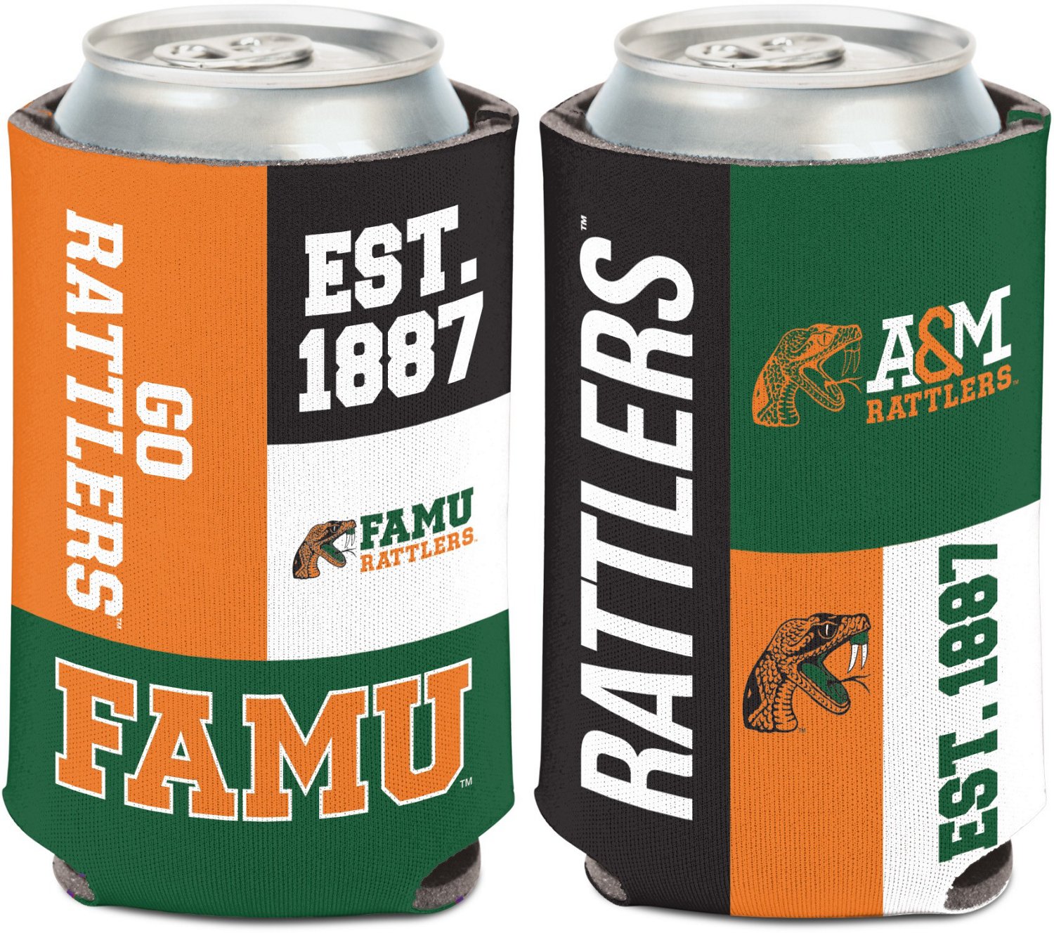 WinCraft Florida A&M University Colorblock Can Cooler