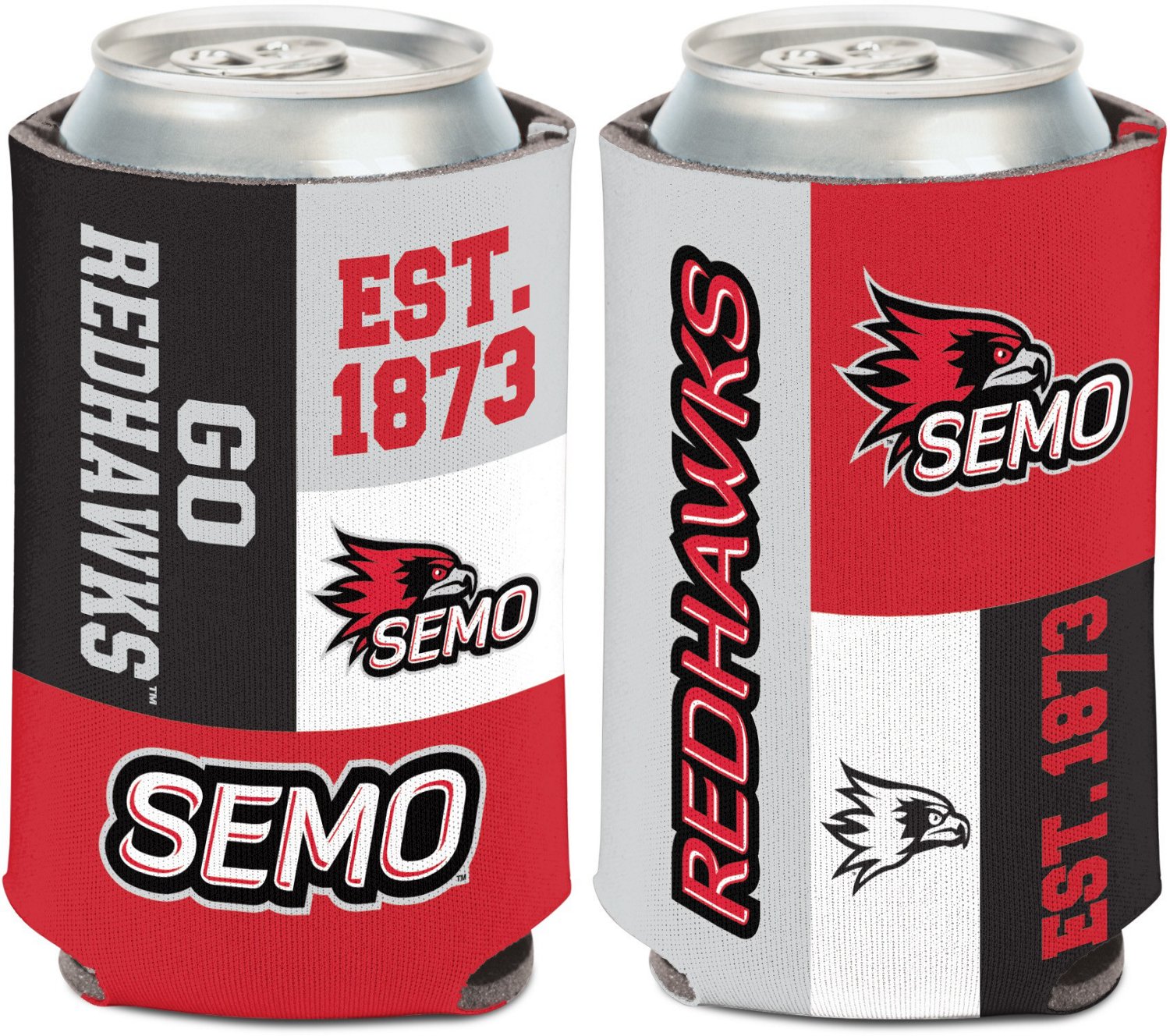 WinCraft Southeast Missouri State University Colorblock 12 oz Can Cooler