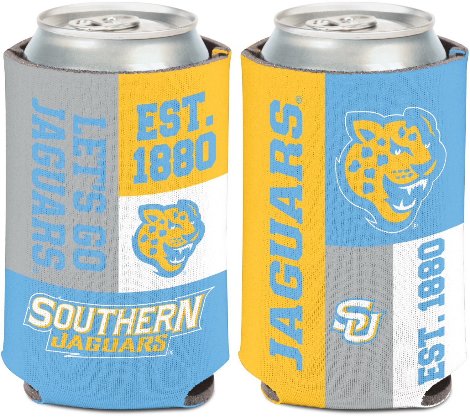 WinCraft Southern University Colorblock 12 oz Can Cooler