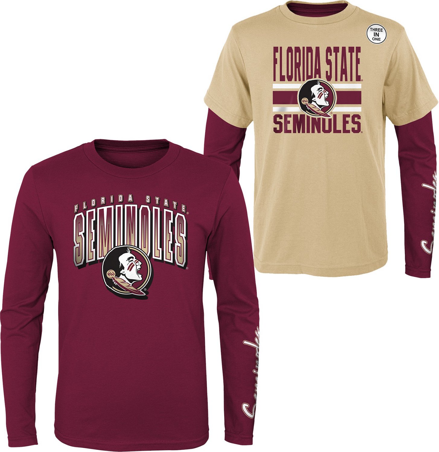 Outerstuff Youth Florida State University Fan Wave 3-in-1 T-shirt