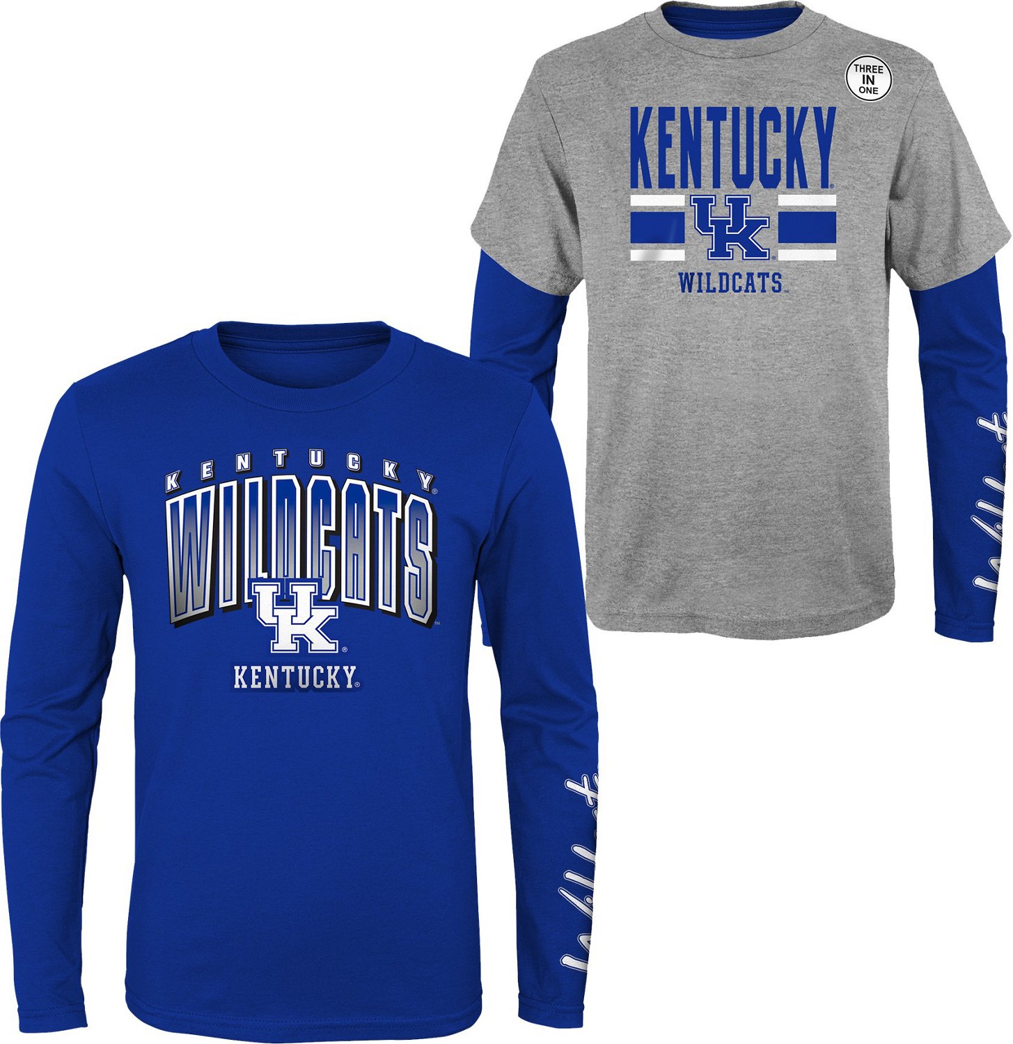 Outerstuff Youth University of Kentucky Fan Wave 3-in-1 T-shirt