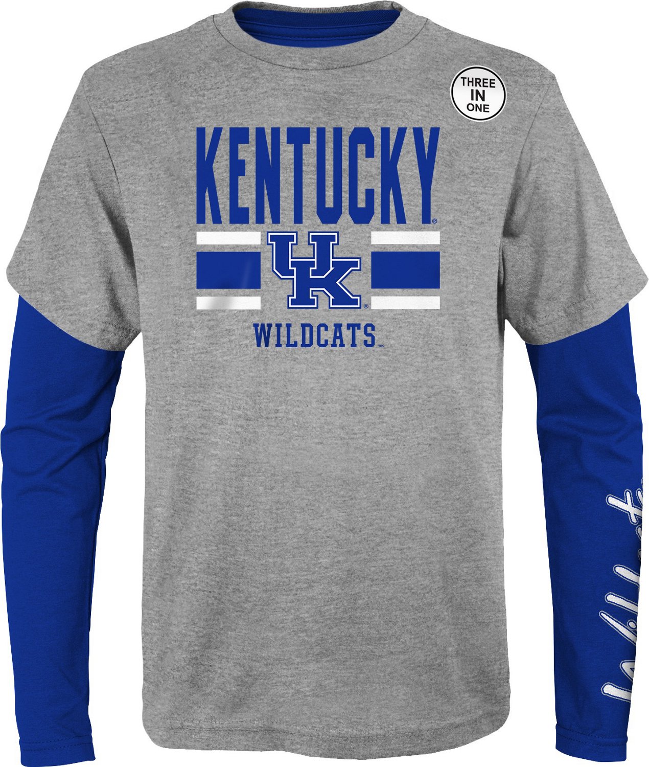 Outerstuff Youth University of Kentucky Fan Wave 3-in-1 T-shirt - view number 2
