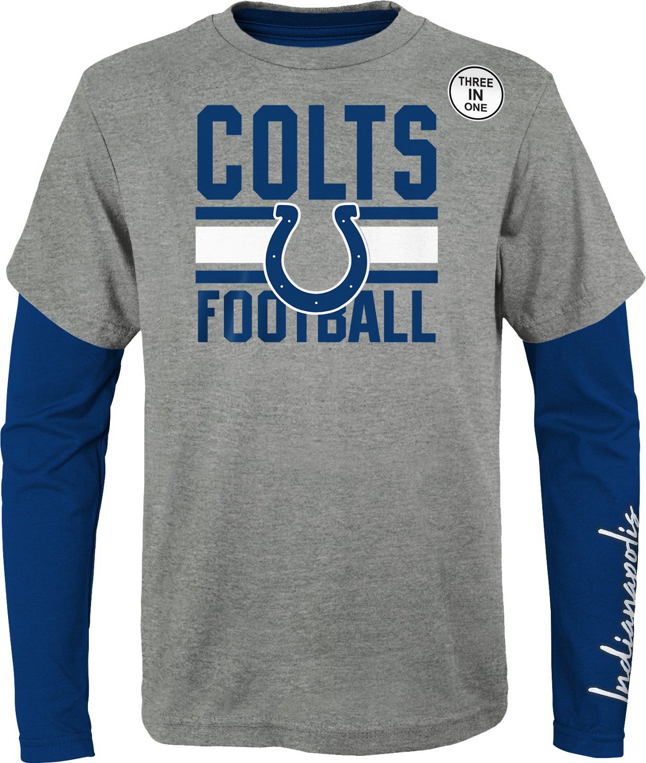 Outerstuff Boys' 4-7 Indianapolis Colts Fan Fave 3-in-1 Combo T-shirt - view number 2