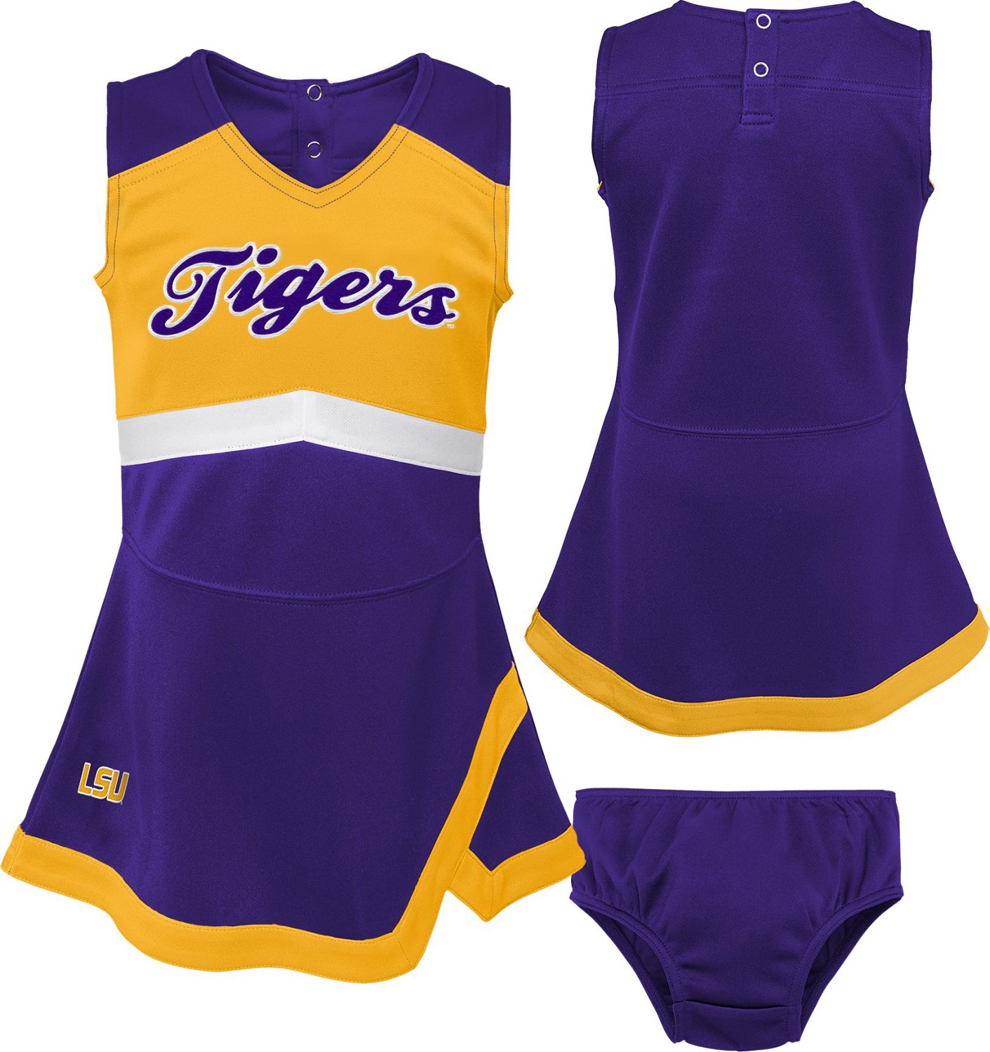 Outerstuff Toddlers' Louisiana State University Cheer Captain Dress - view number 4