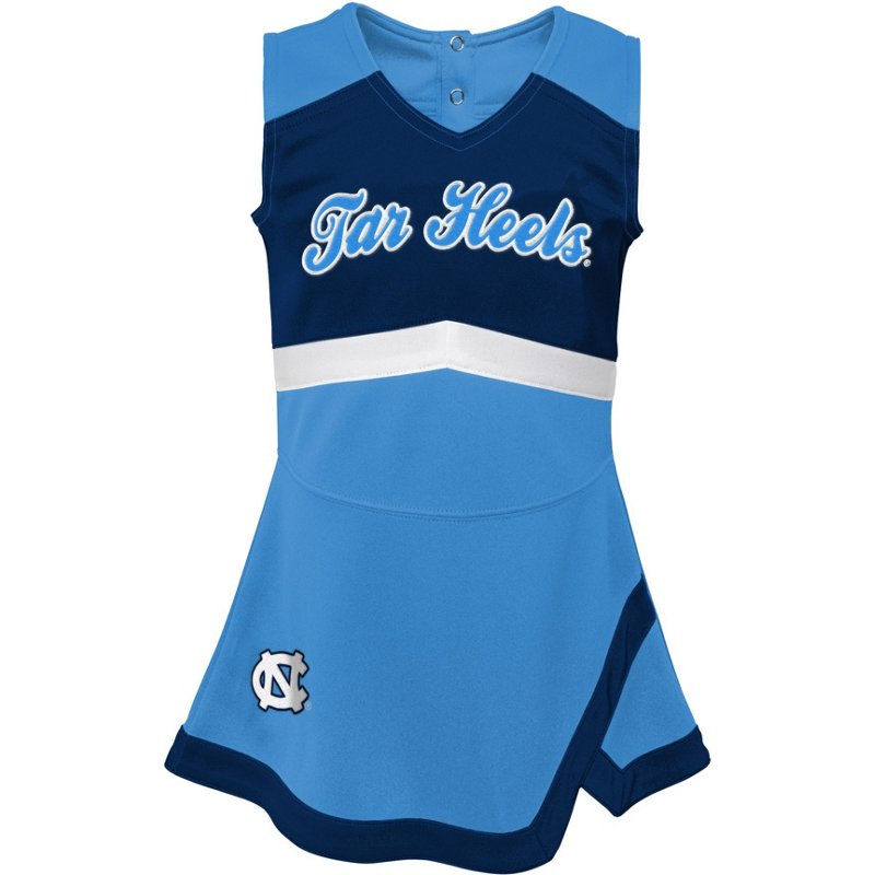 Outerstuff Toddlers' University of North Carolina Cheer Captain Dress Bluewht, 2 Toddler - NCAA Youth Apparel at Academy Sports