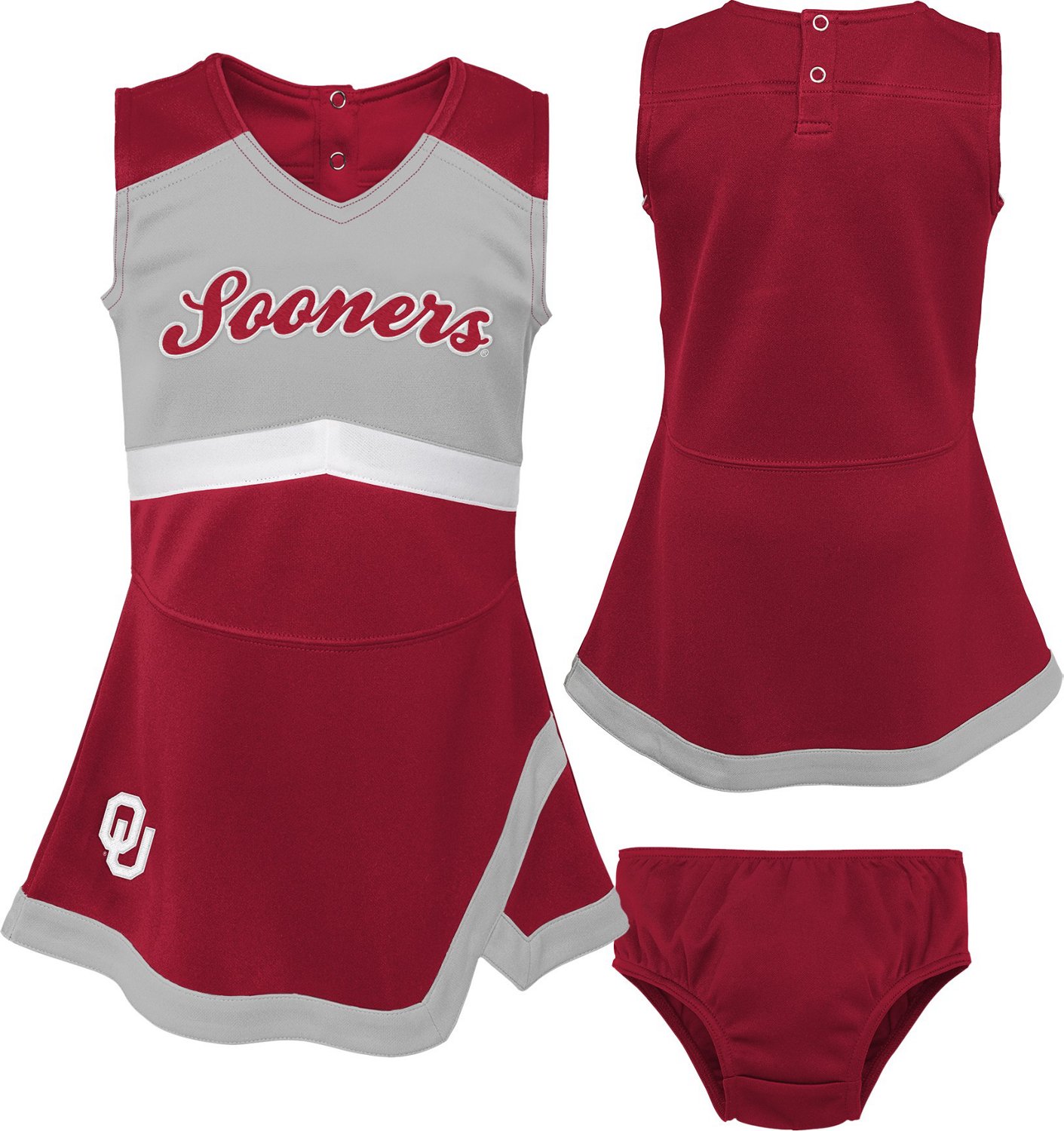 Outerstuff Toddlers' University of Oklahoma Cheer Captain Dress - view number 4