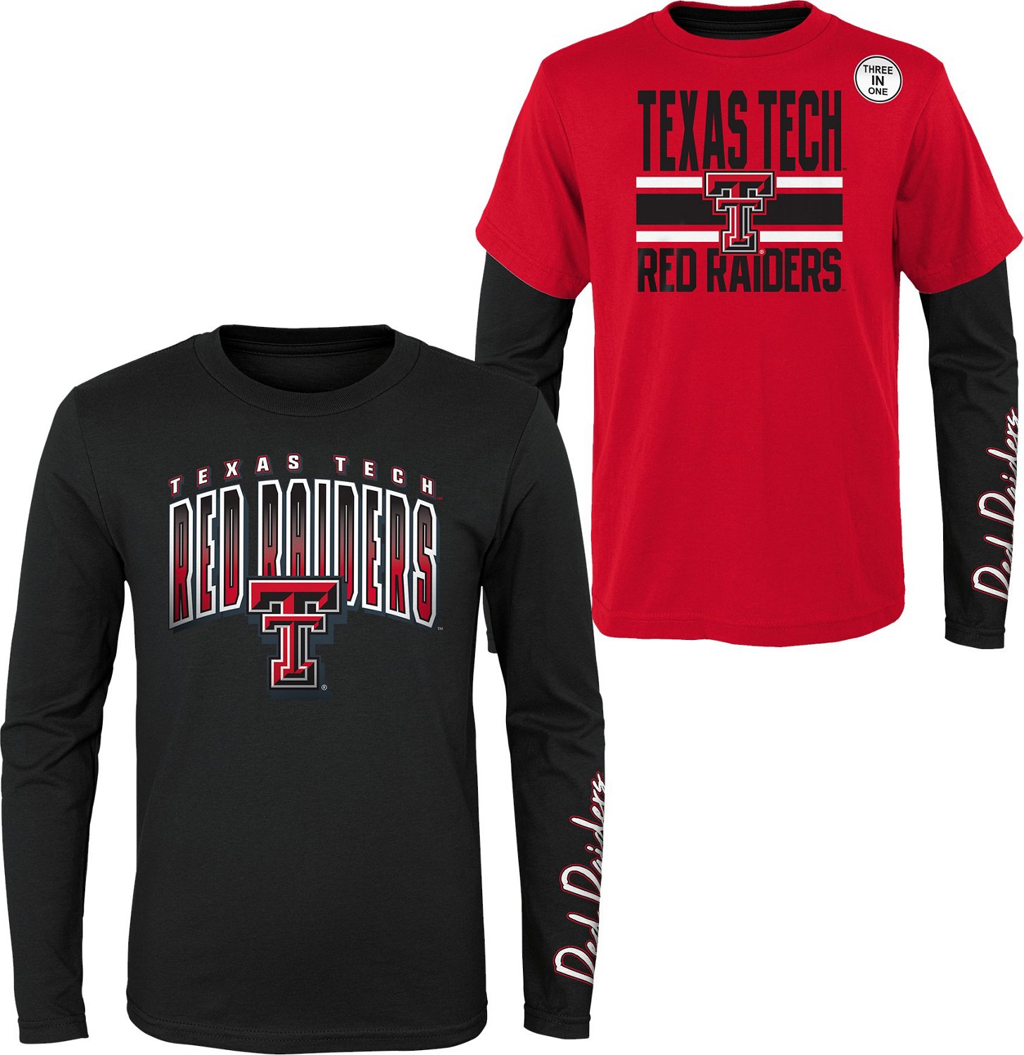 Outerstuff Youth Texas Tech University Fan Wave 3-in-1 T-shirt