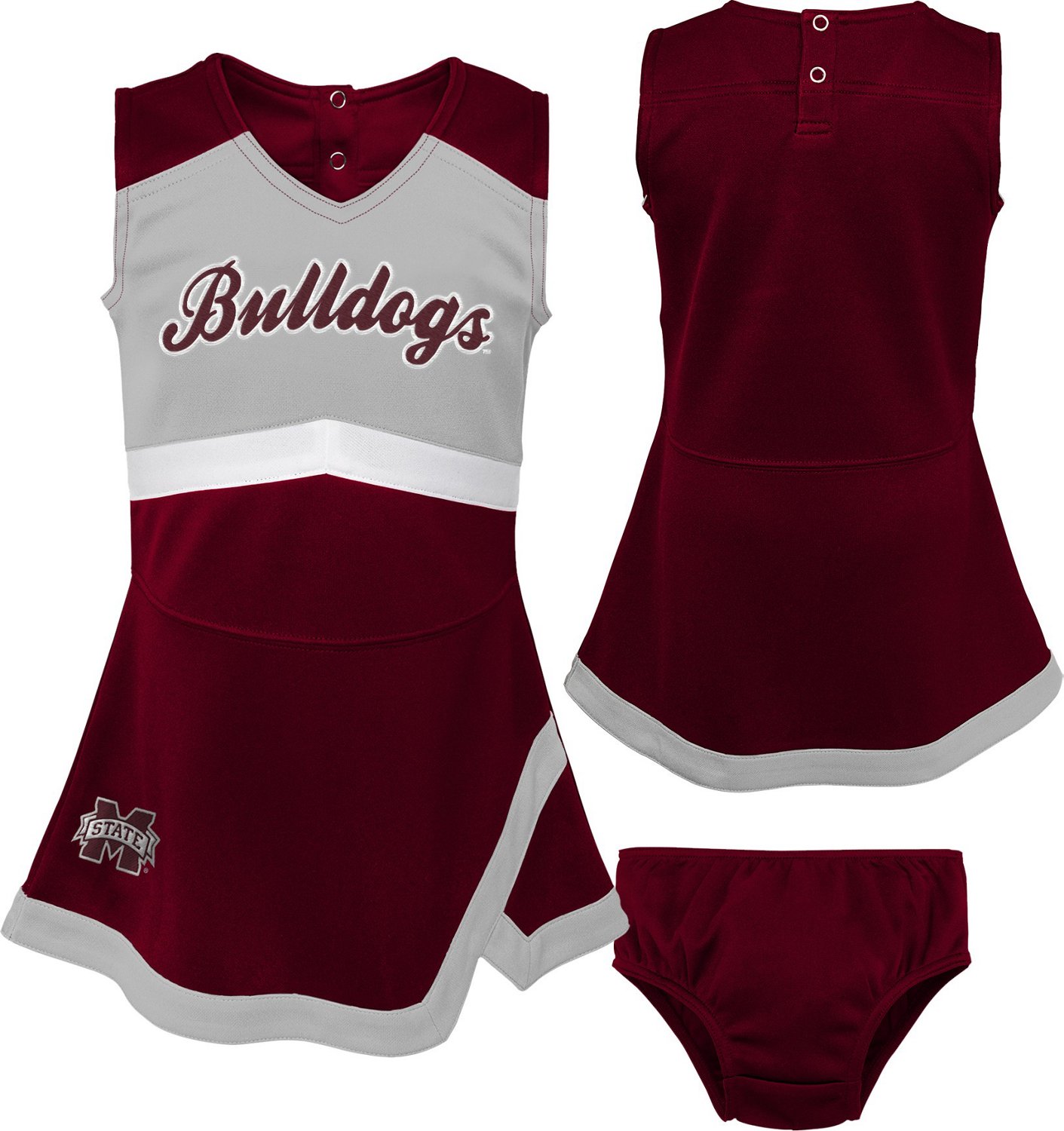 Outerstuff Toddlers' Mississippi State University Cheer Captain Dress - view number 4