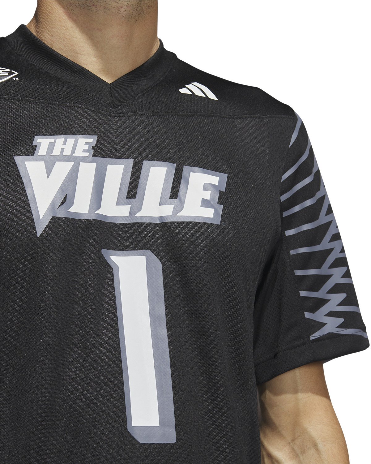 adidas Men's University of Louisville Ghost Premier T-shirt - view number 3