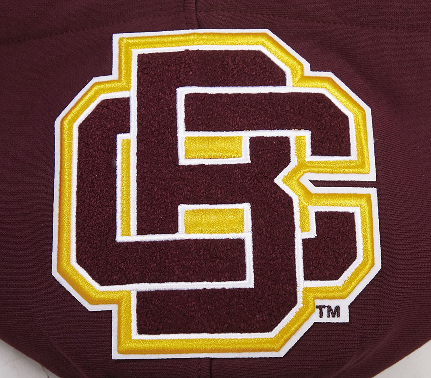 Pro Standard Men's Bethune-Cookman University Classic Stacked Logo Hoodie - view number 4