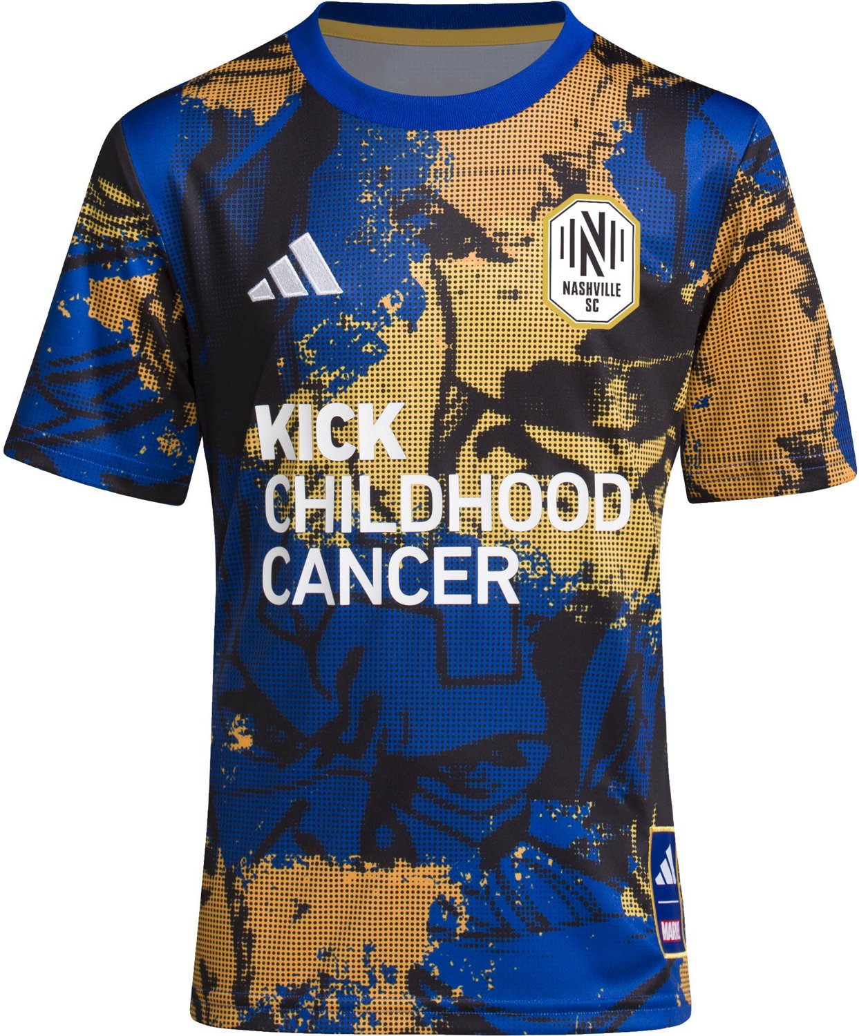 Adidas Youth Nashville Sc 23 Kick Childhood Cancer Jersey Academy