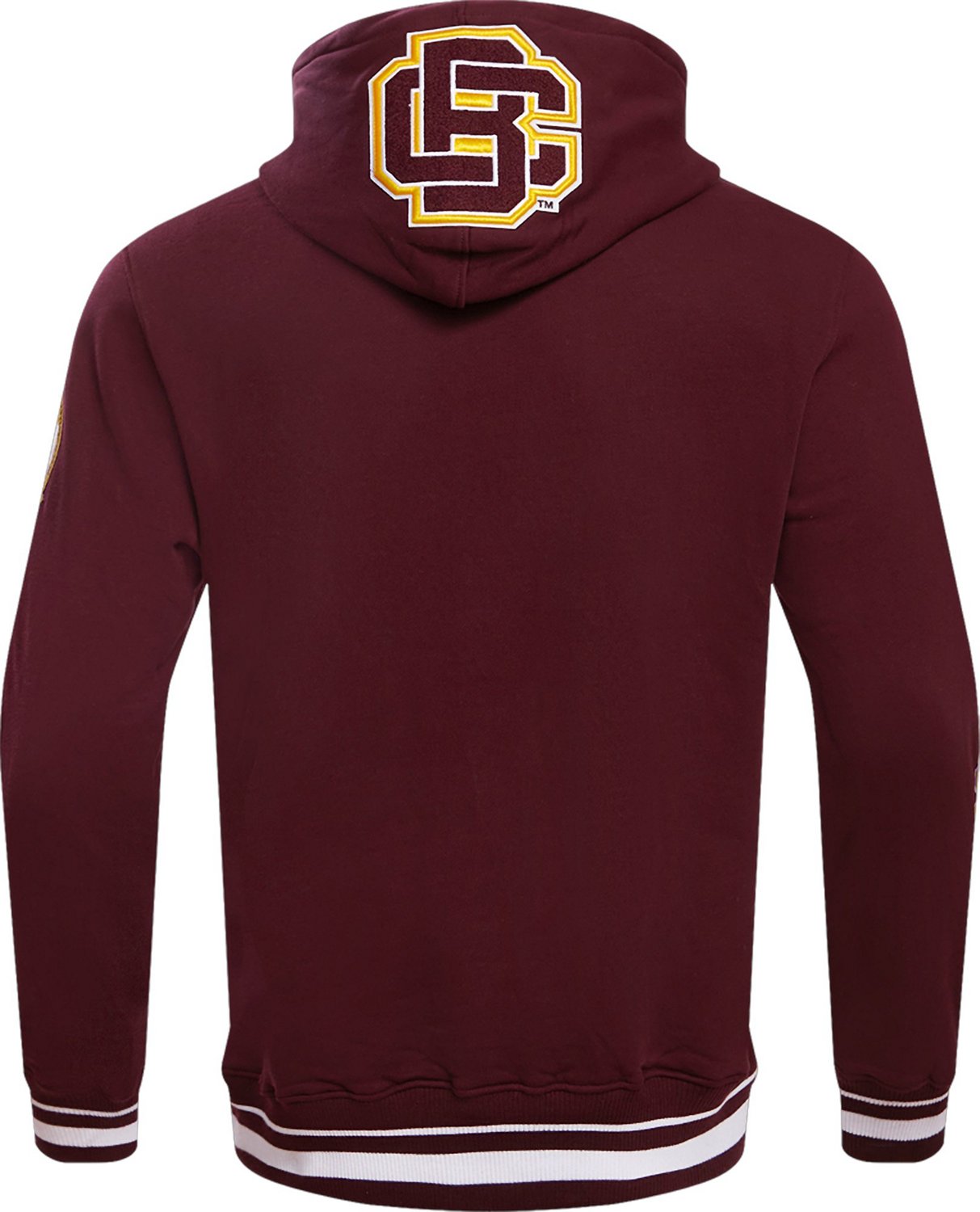 Pro Standard Men's Bethune-Cookman University Classic Stacked Logo Hoodie - view number 2