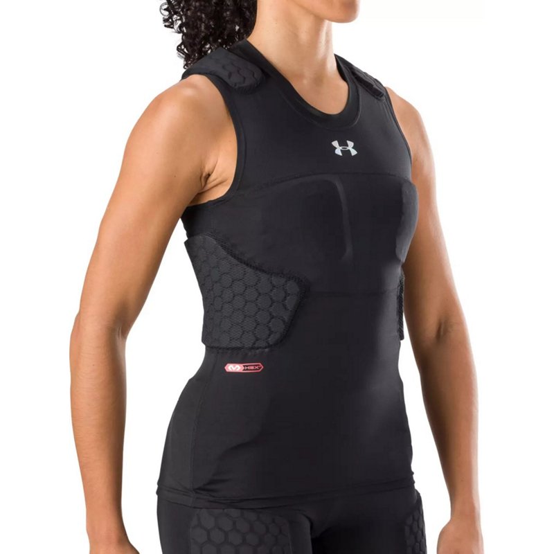 Under Armour Women's Gameday Armour 7-Pad Top Baselayer Black, X-Large - Football Apparel at Academy Sports