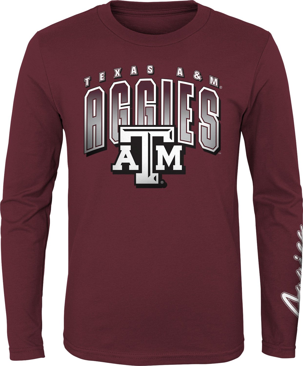 Outerstuff Youth Texas A&M University Fan Wave 3-in-1 T-shirt - view number 4