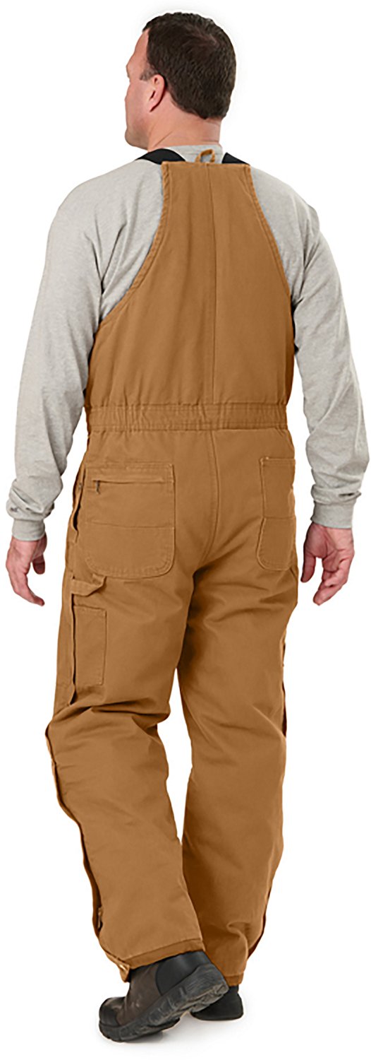 Berne Men's Original Washed Insulated Bib Overalls - view number 2