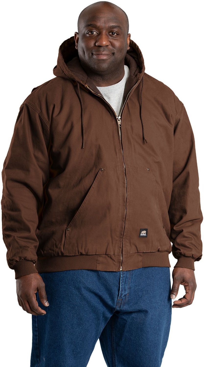 Berne Men's Original Washed Hooded Jacket - view number 3