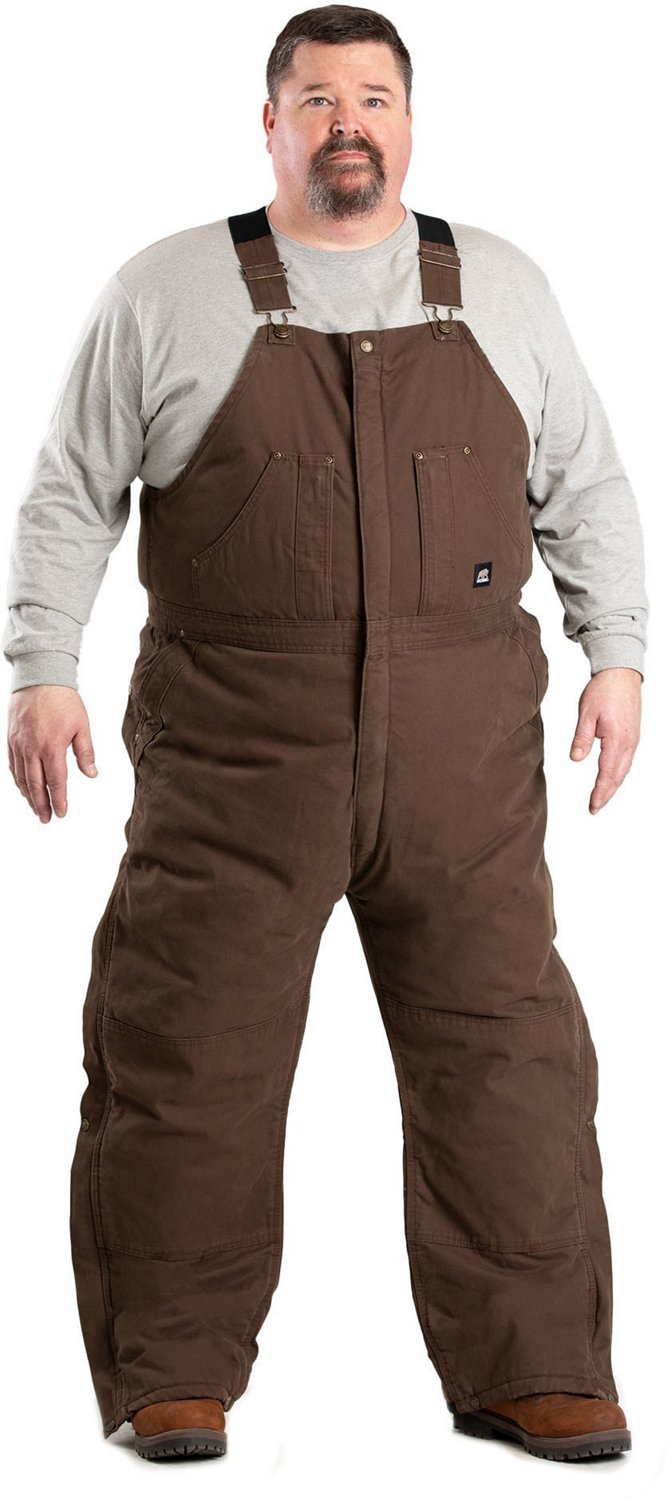 Berne Men's Original Washed Insulated Bib Overalls - view number 3