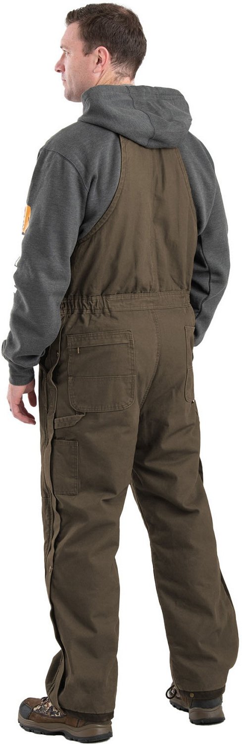 Berne Men's Original Washed Insulated Bib Overalls - view number 2