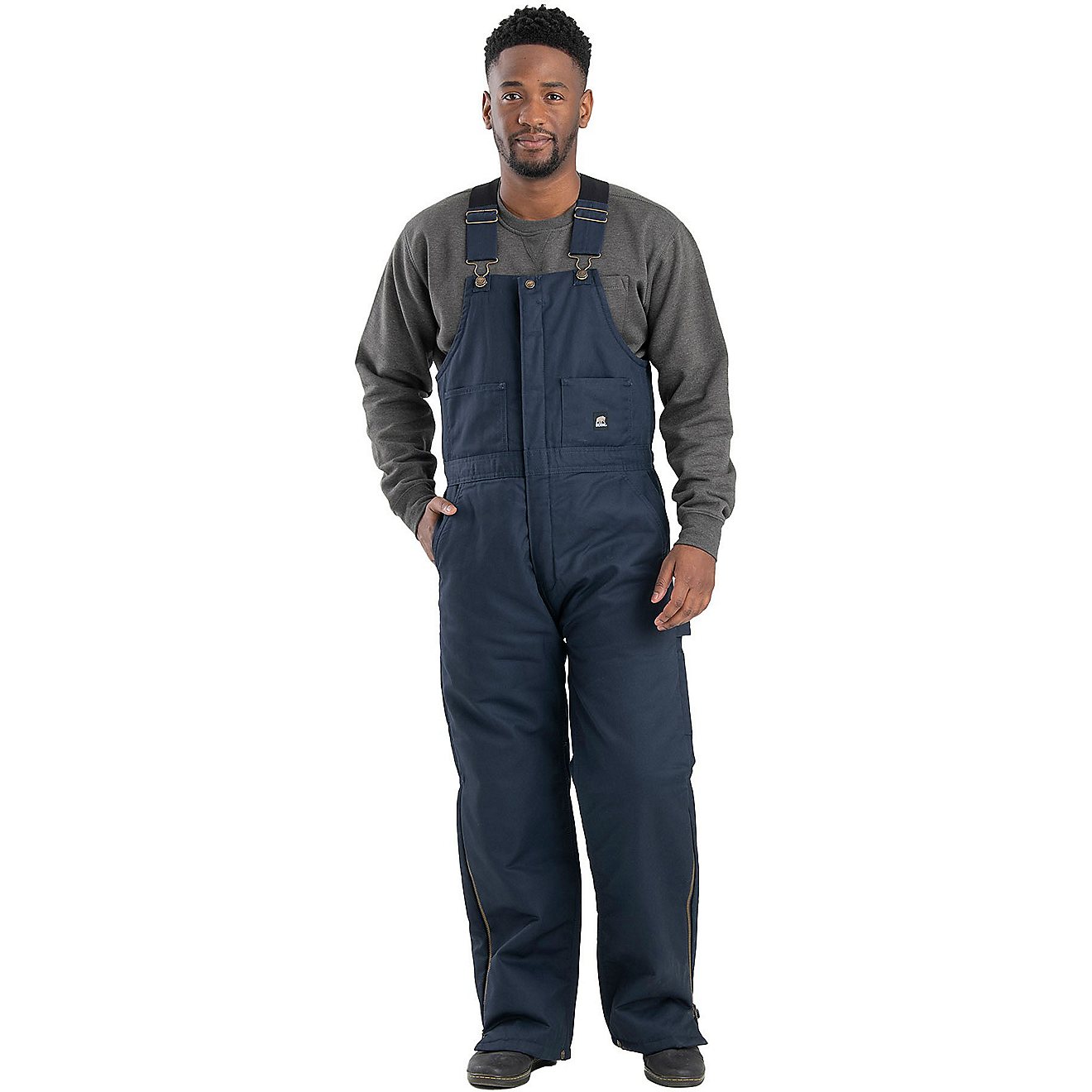 Berne Men's Deluxe Twill Insulated Bib Overalls                                                                                  - view number 1