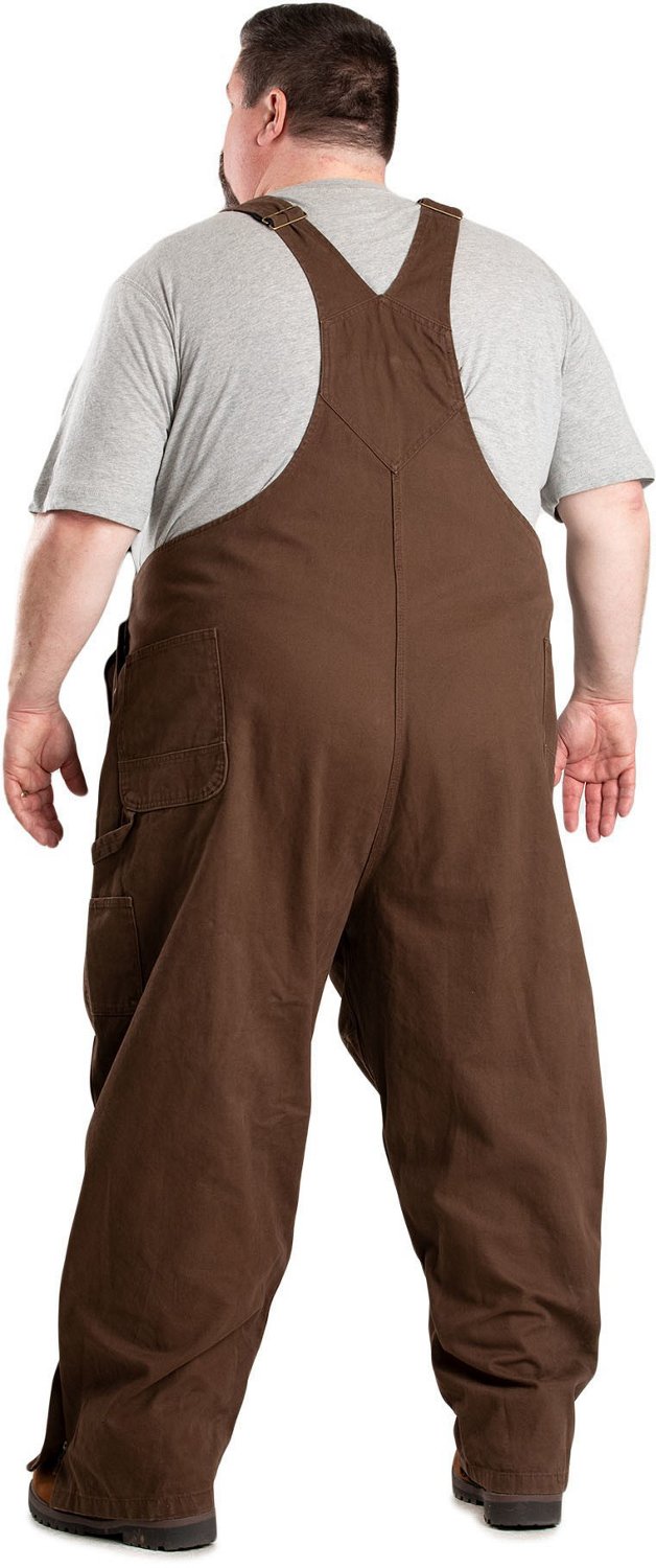 Berne Men's Unlined Washed Duck Bib Overalls - view number 3