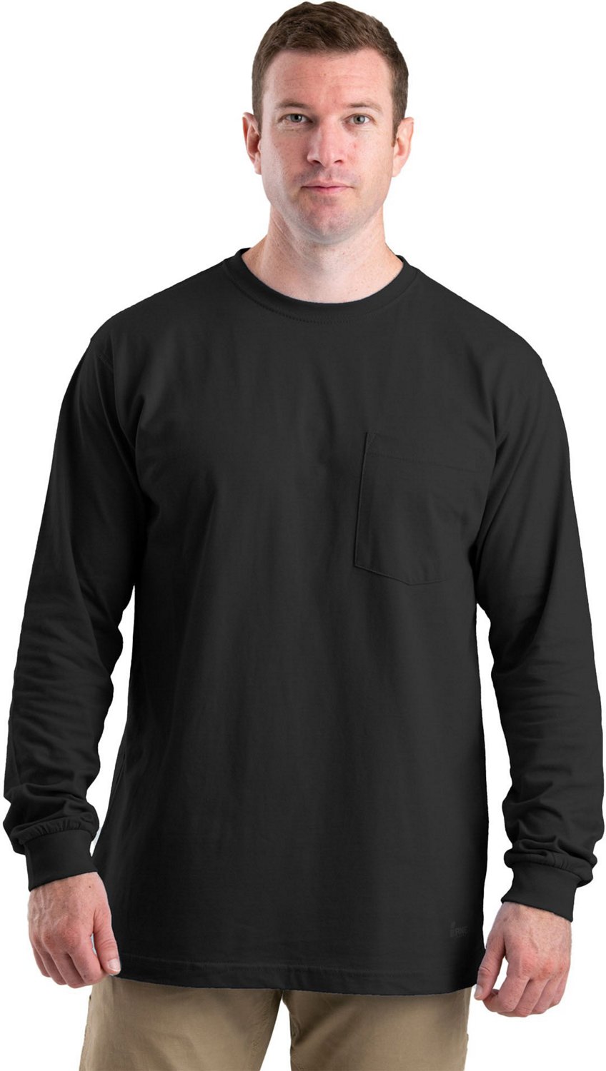 Berne Men's Heavyweight Long Sleeve Pocket T-shirt | Academy
