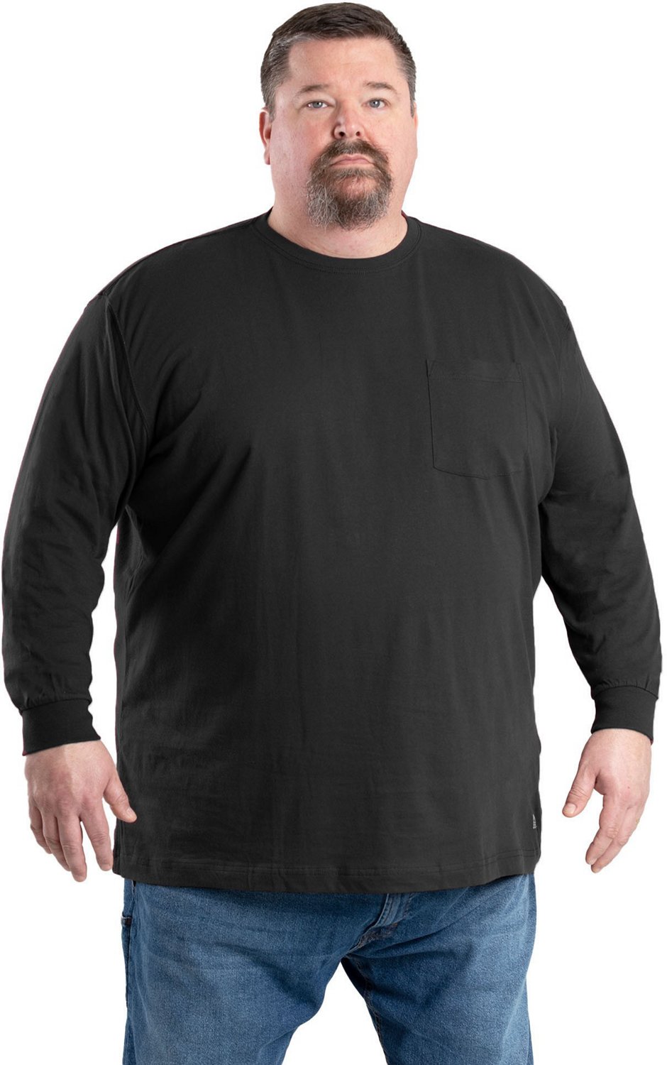 Berne Men's Heavyweight Long Sleeve Pocket T-shirt - view number 3