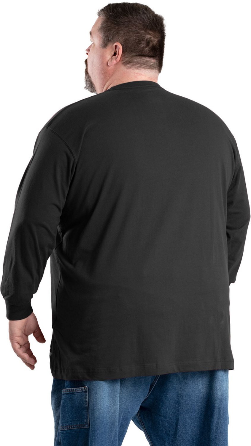 Berne Men's Heavyweight Long Sleeve Pocket T-shirt - view number 4