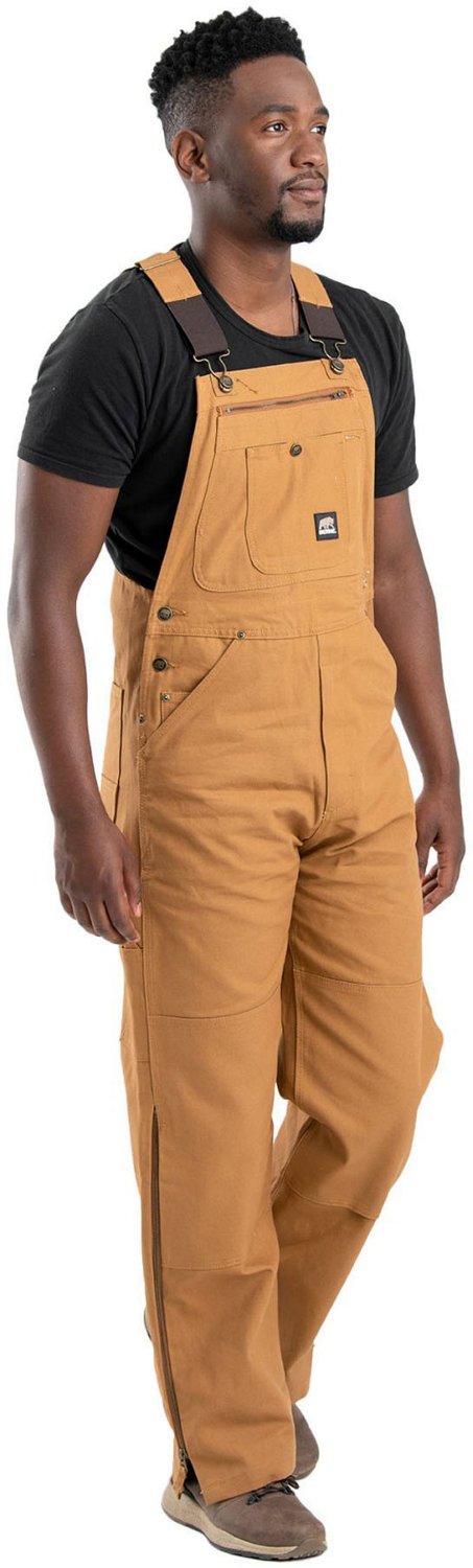 Berne Men's Original Unlined Duck Bib Overalls - view number 3