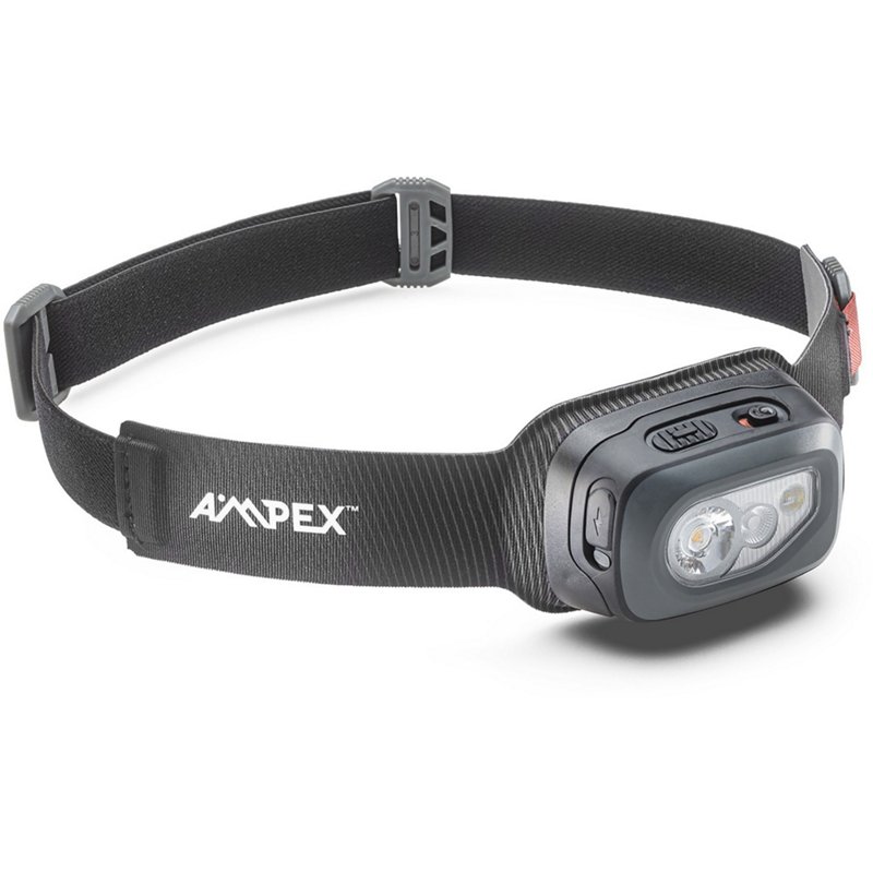 Photos - Outdoor Furniture Ampex 300-Lumen Rechargeable Headlamp Black - Flashlights at Academy Sport