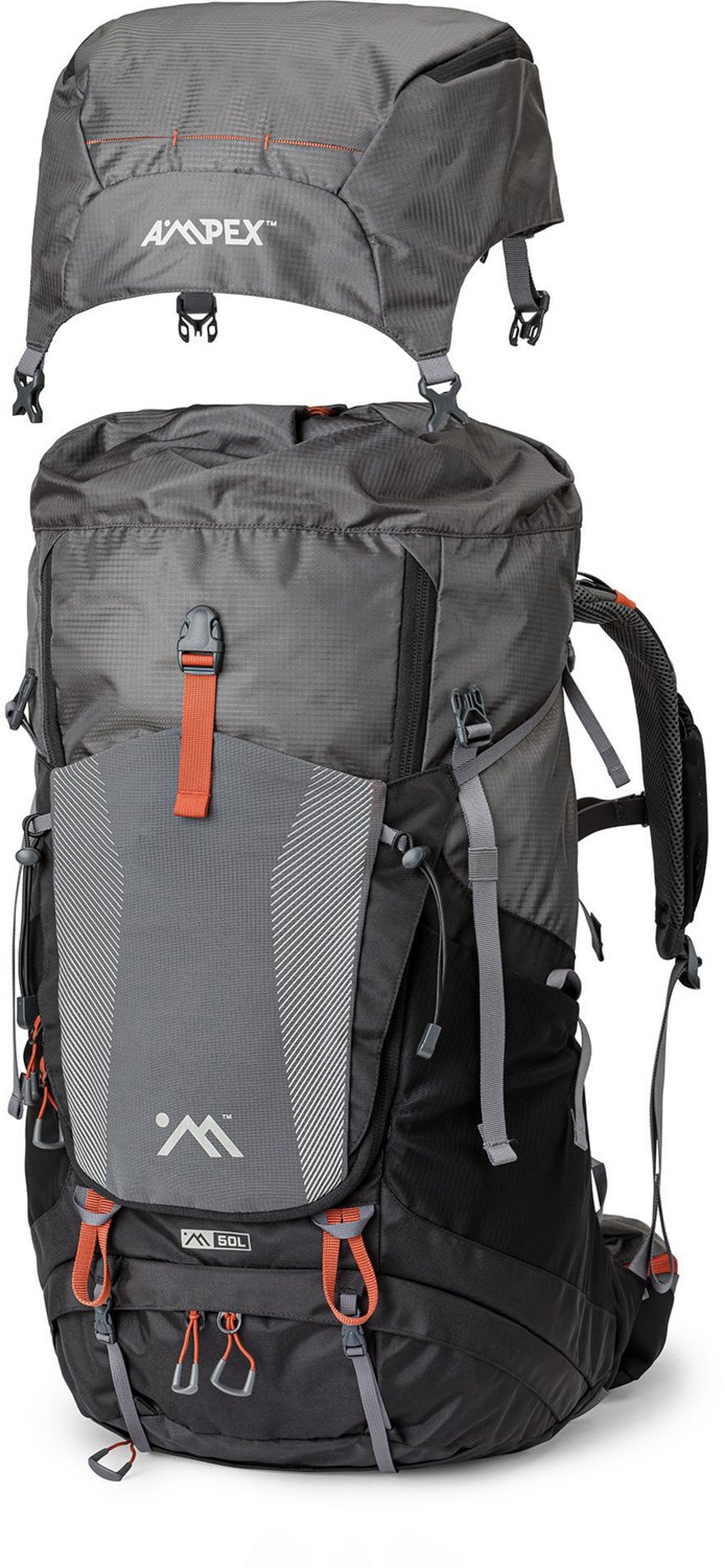 Ampex Cahill Excursion 50-Liter Framepack Backpack Color Black / Red Sansujyuku sansujyuku.com