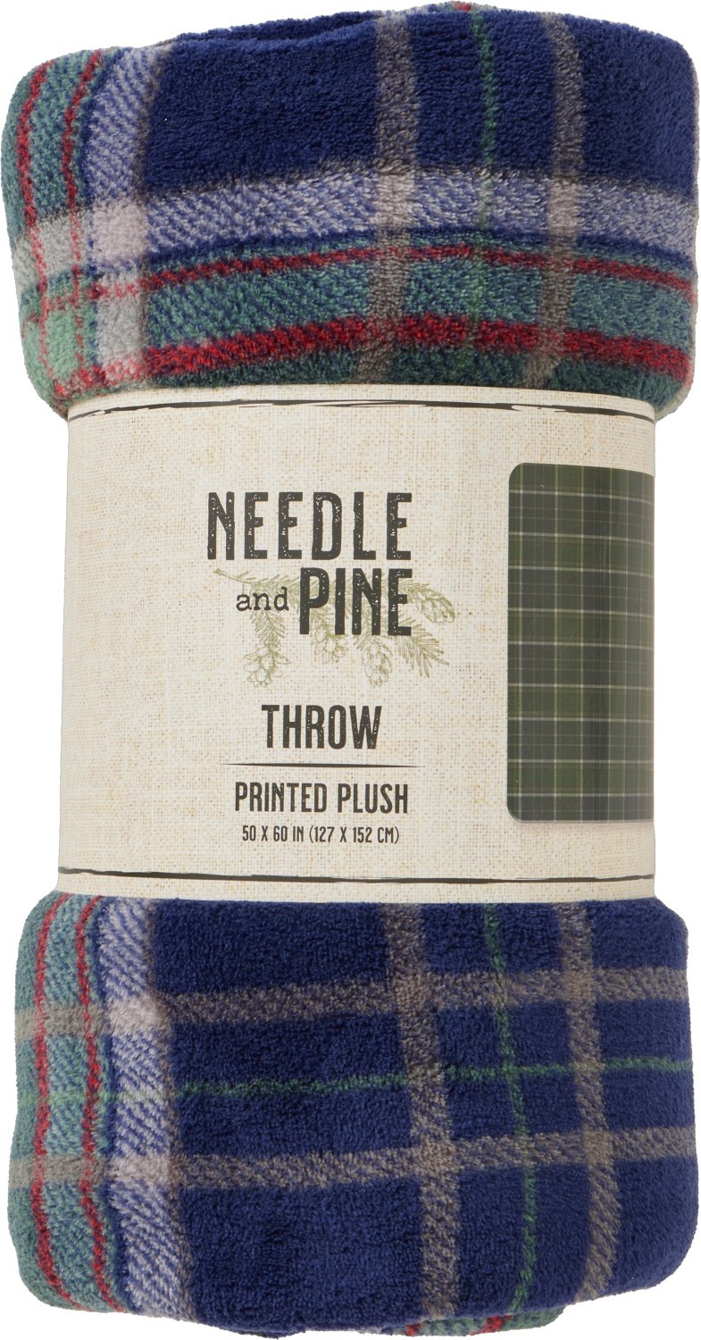 Needle & Pine Academy 260 GSM Coral Fleece Throw Blanket Academy