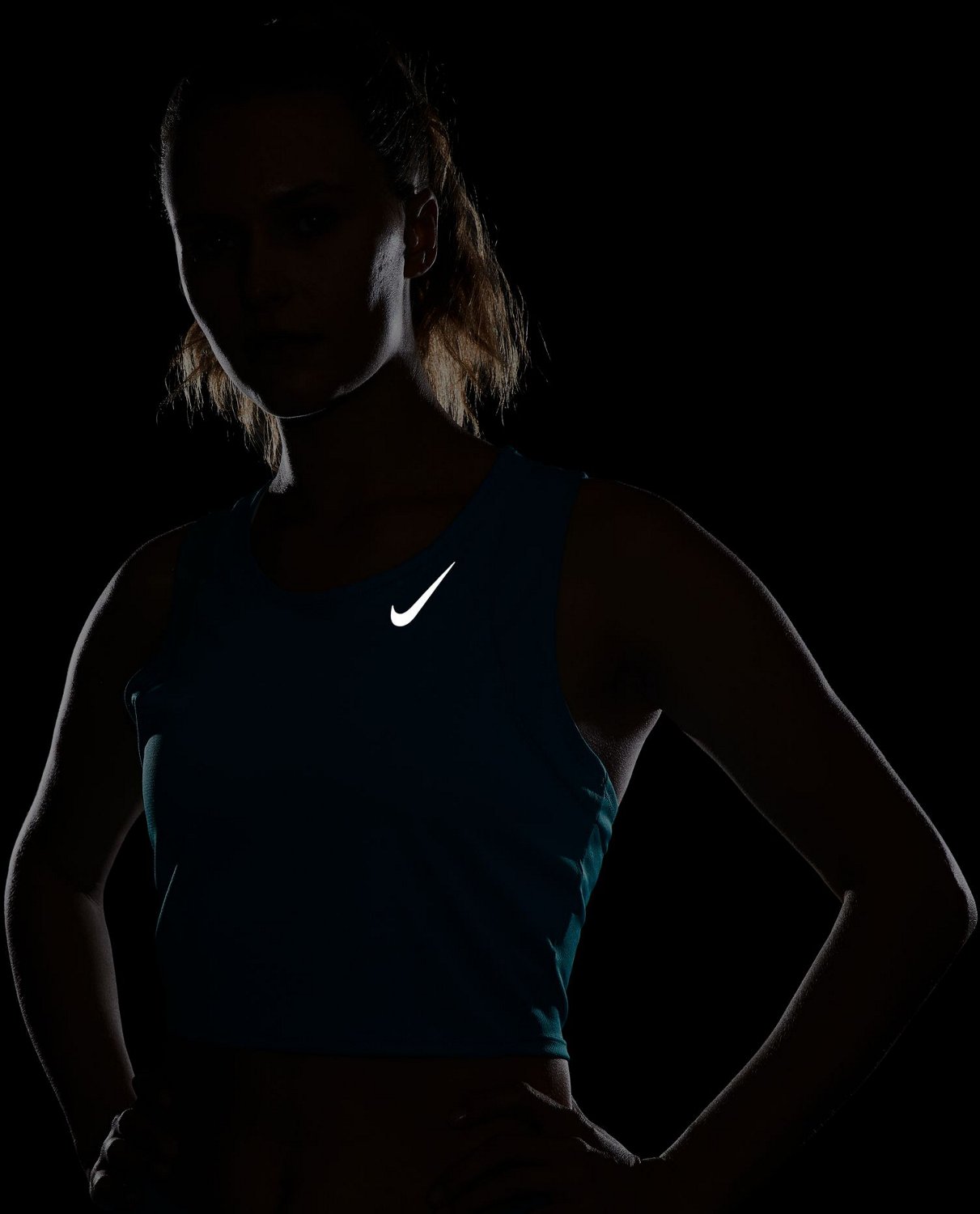 Nike Women's Dri-FIT Race Crop Tank Top - view number 5