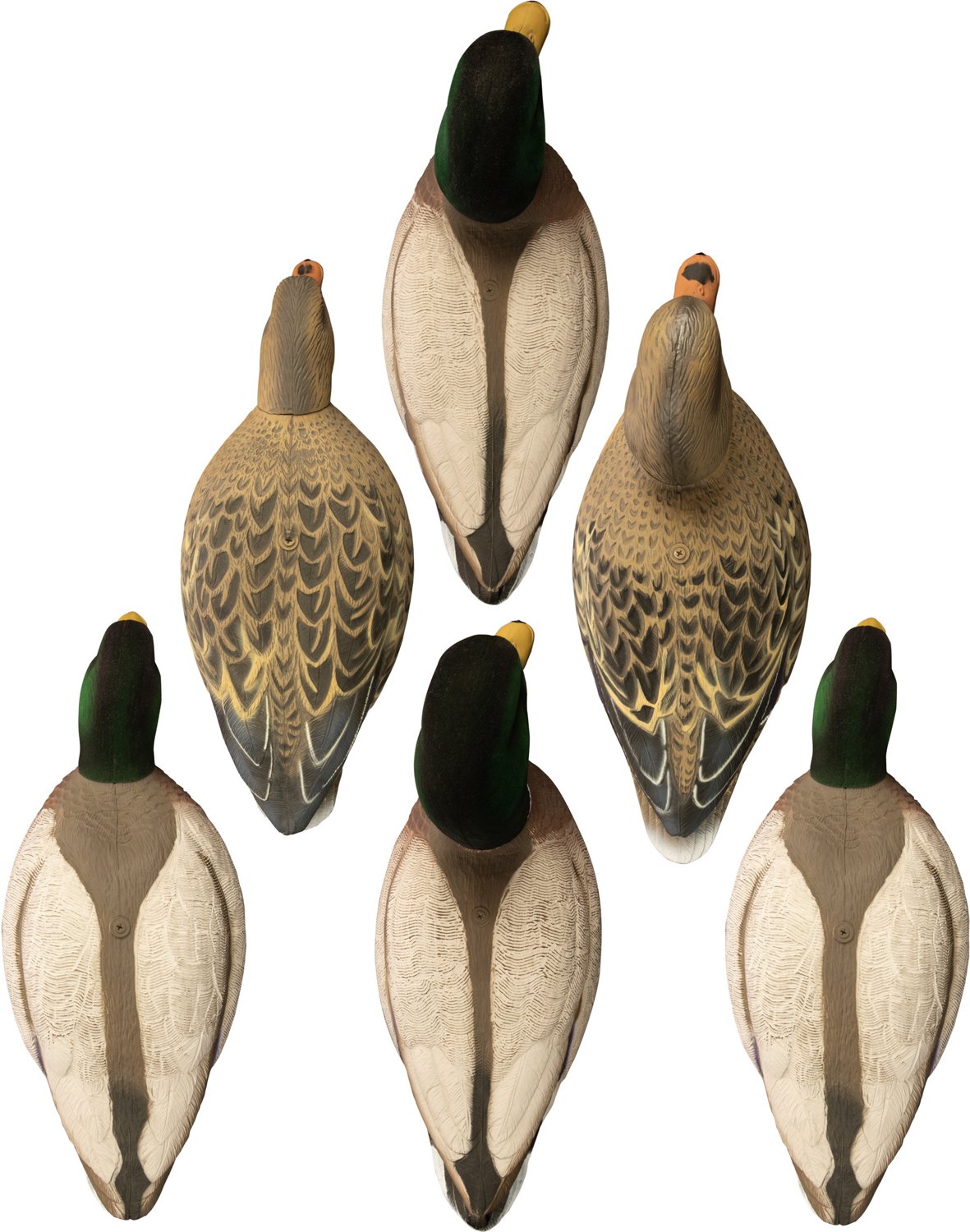 Higdon Outdoors Magnum Full Body Mallard Variety Pack Flocked Heads 6-Pack - view number 2