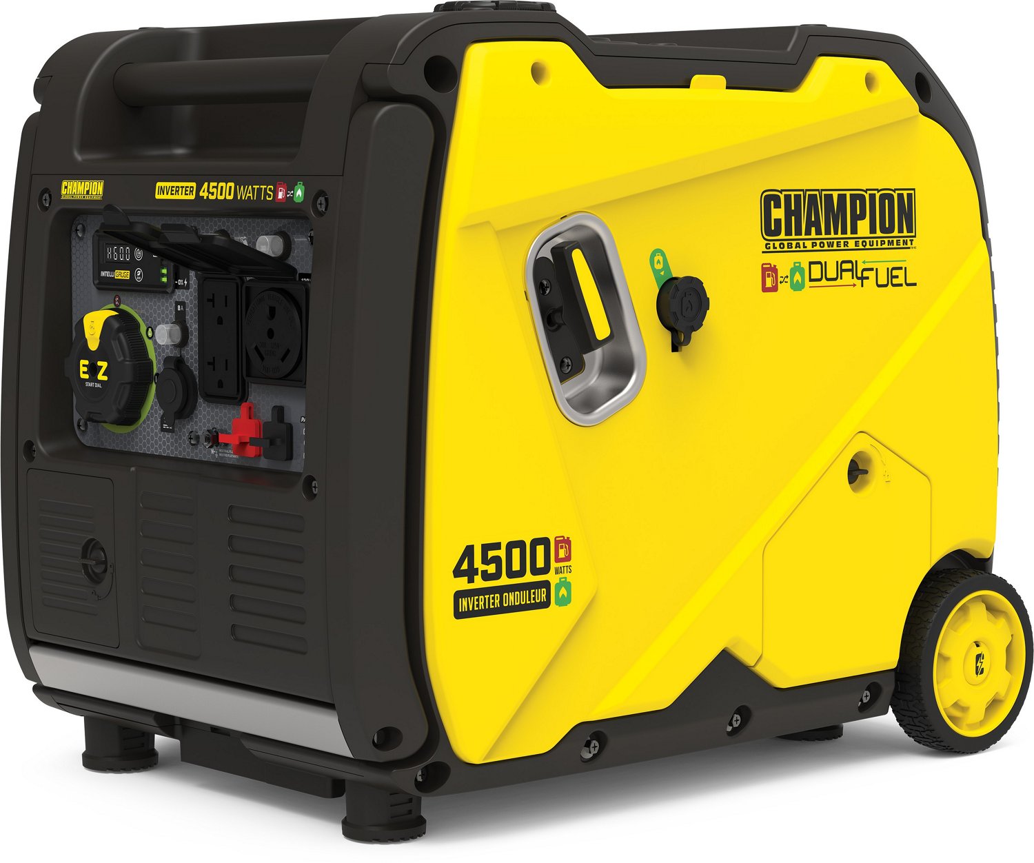 Champion Power Equipment 4500-Watt Portable Dual Fuel Inverter Generator  with Quiet Technology
