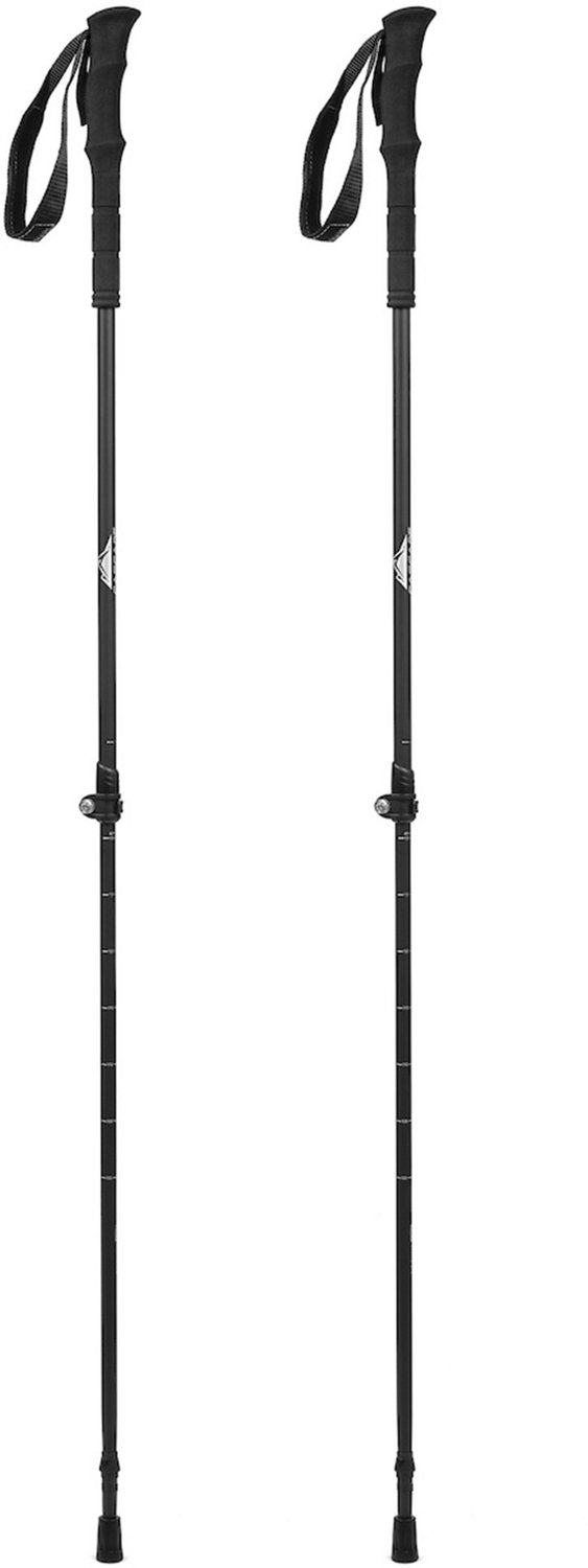 Cascade Mountain Tech Ultralight Carbon Fiber Quick Lock 2-Section Trekking Poles                                                - view number 2