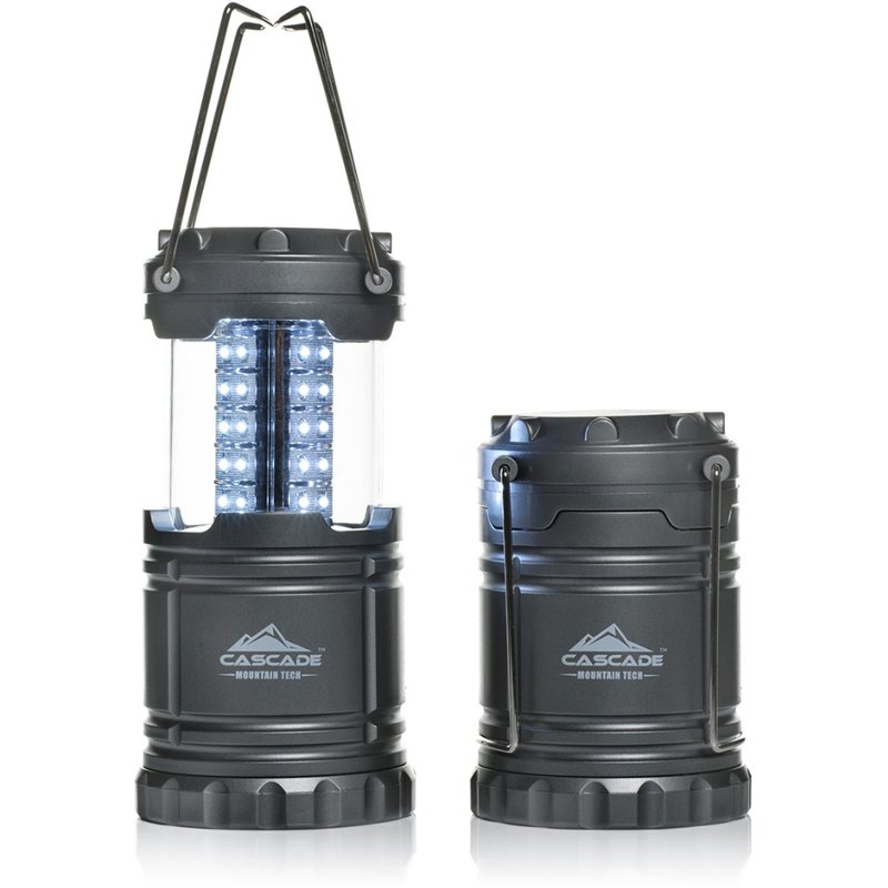 Cascade Mountain Tech Pop-UP LED Lanterns 2-Pack Grey - Flashlights at Academy Sports